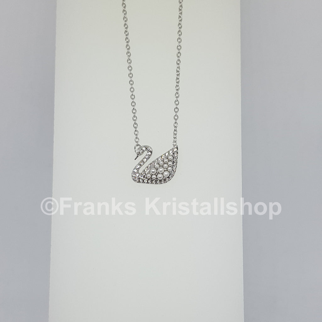 SWAROVSKI Iconic Swan Halskette Weiß, Rhodiniert 5416605