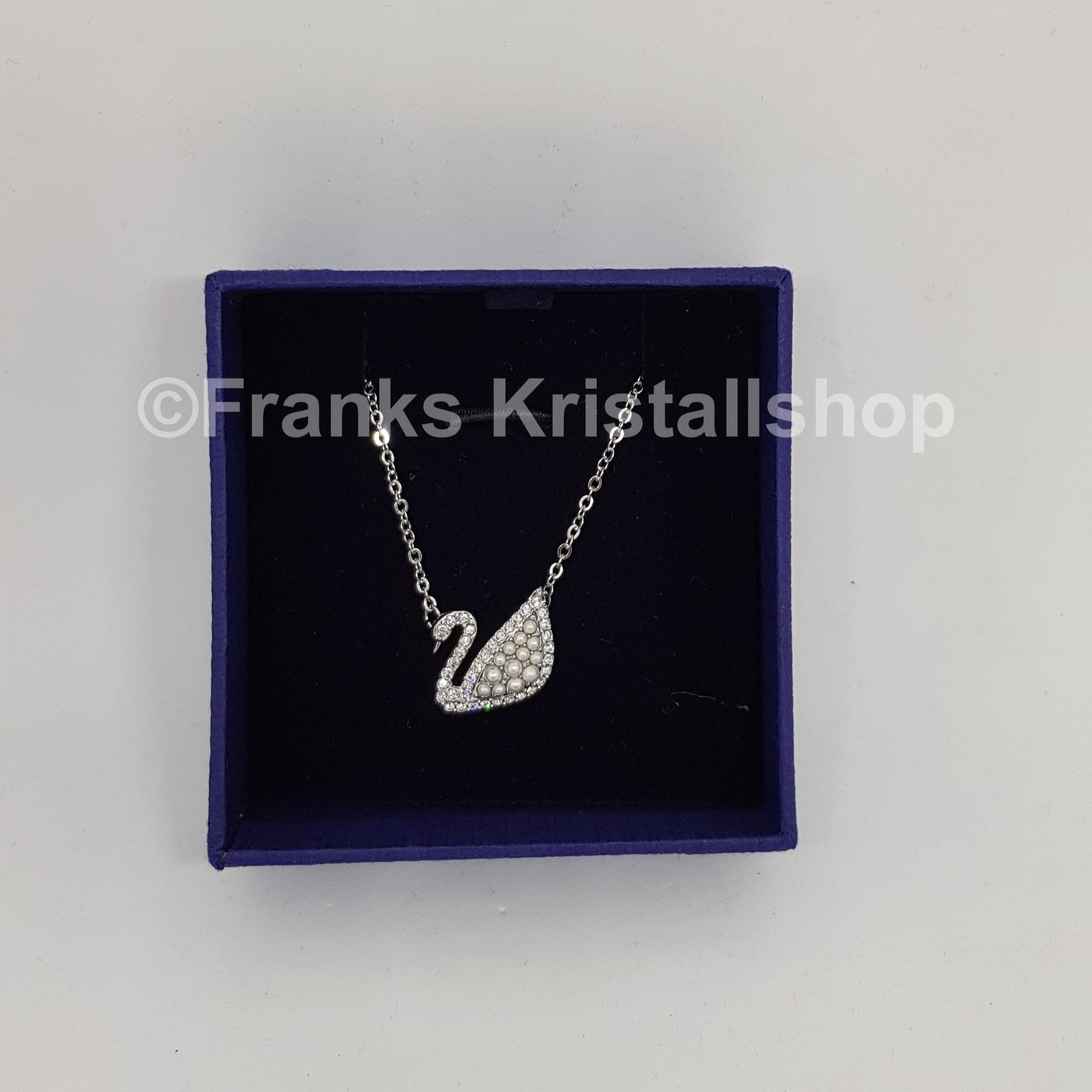 SWAROVSKI Iconic Swan Halskette Weiß, Rhodiniert 5416605