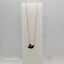 Lade das Bild in den Galerie-Viewer, SWAROVSKI Iconic Swan Halskette Schwan Groß, Schwarz, Roségold-Legierungsschicht 5204134
