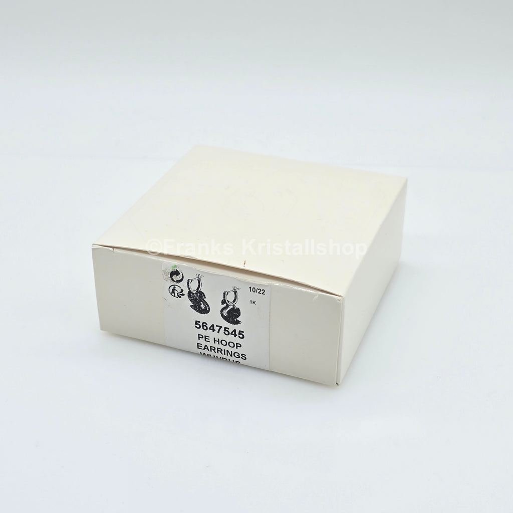 SWAROVSKI Iconic Swan Ohrringe Schwan, Weiß, Rhodiniert 5647545