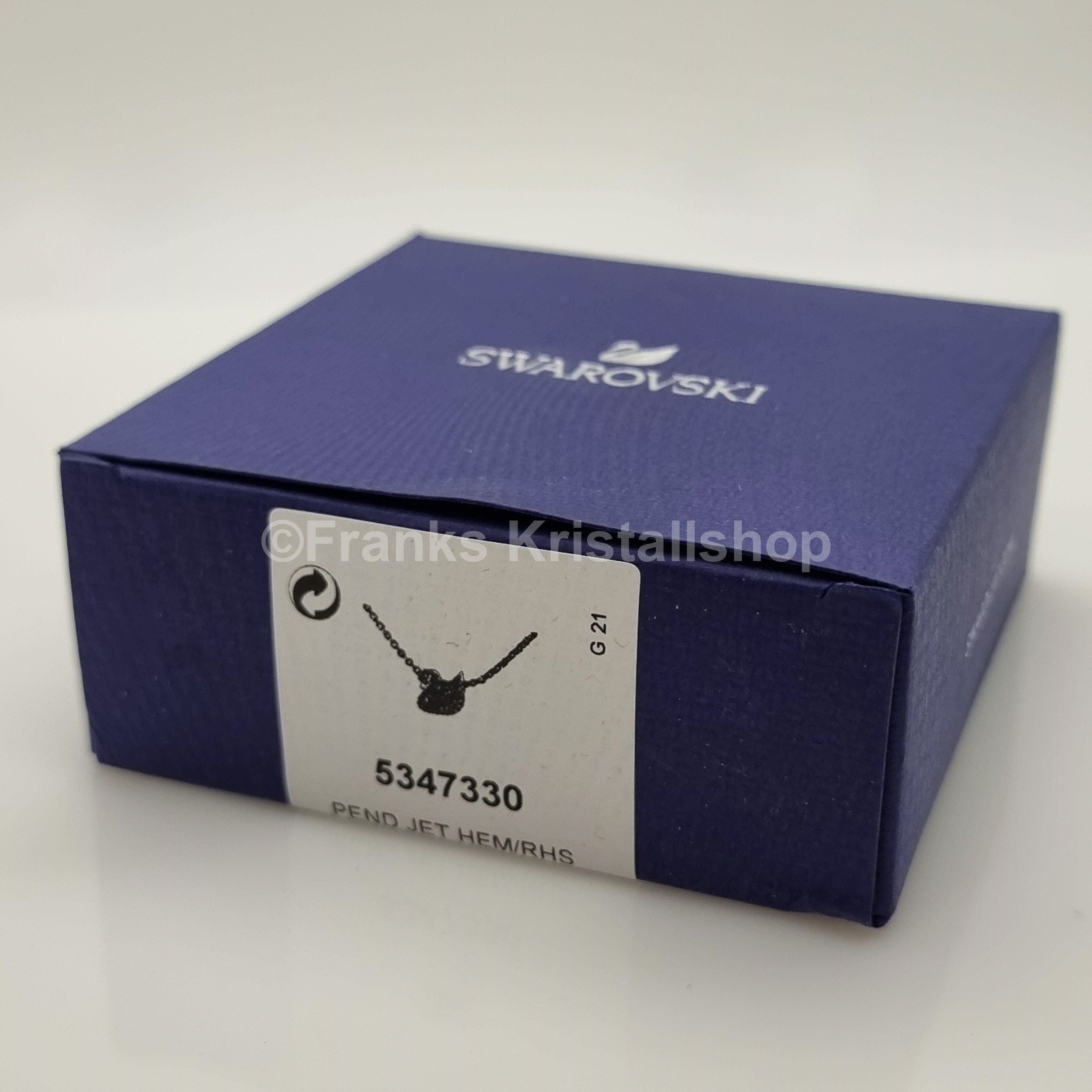 SWAROVSKI Iconic Swan Halskette Schwan Klein, Schwarz, Rhodiniert 5347330 w. Verp.