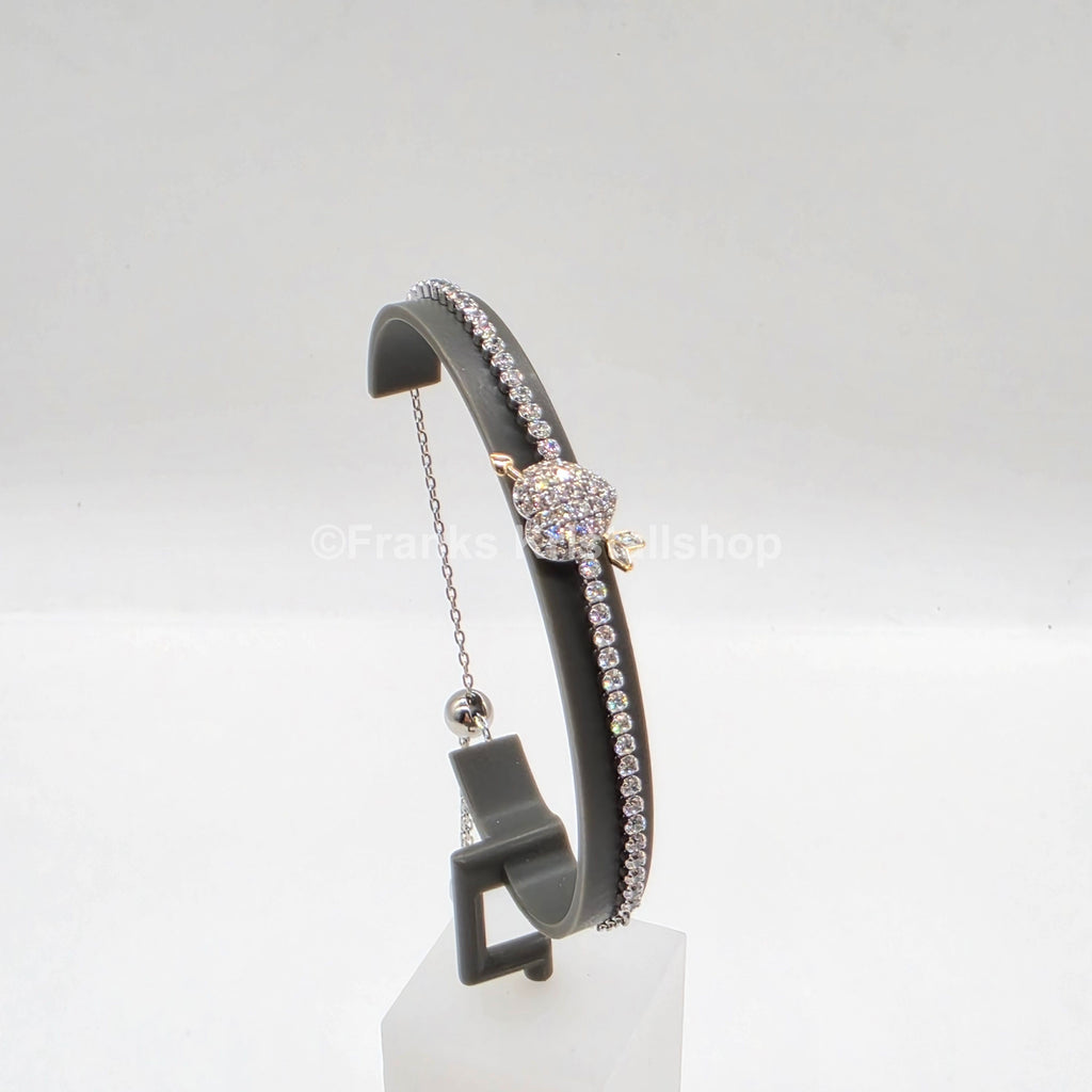 SWAROVSKI Idyllia Armband, Herz mit Pfeil, Liebespfeil, Rhod. 5742022