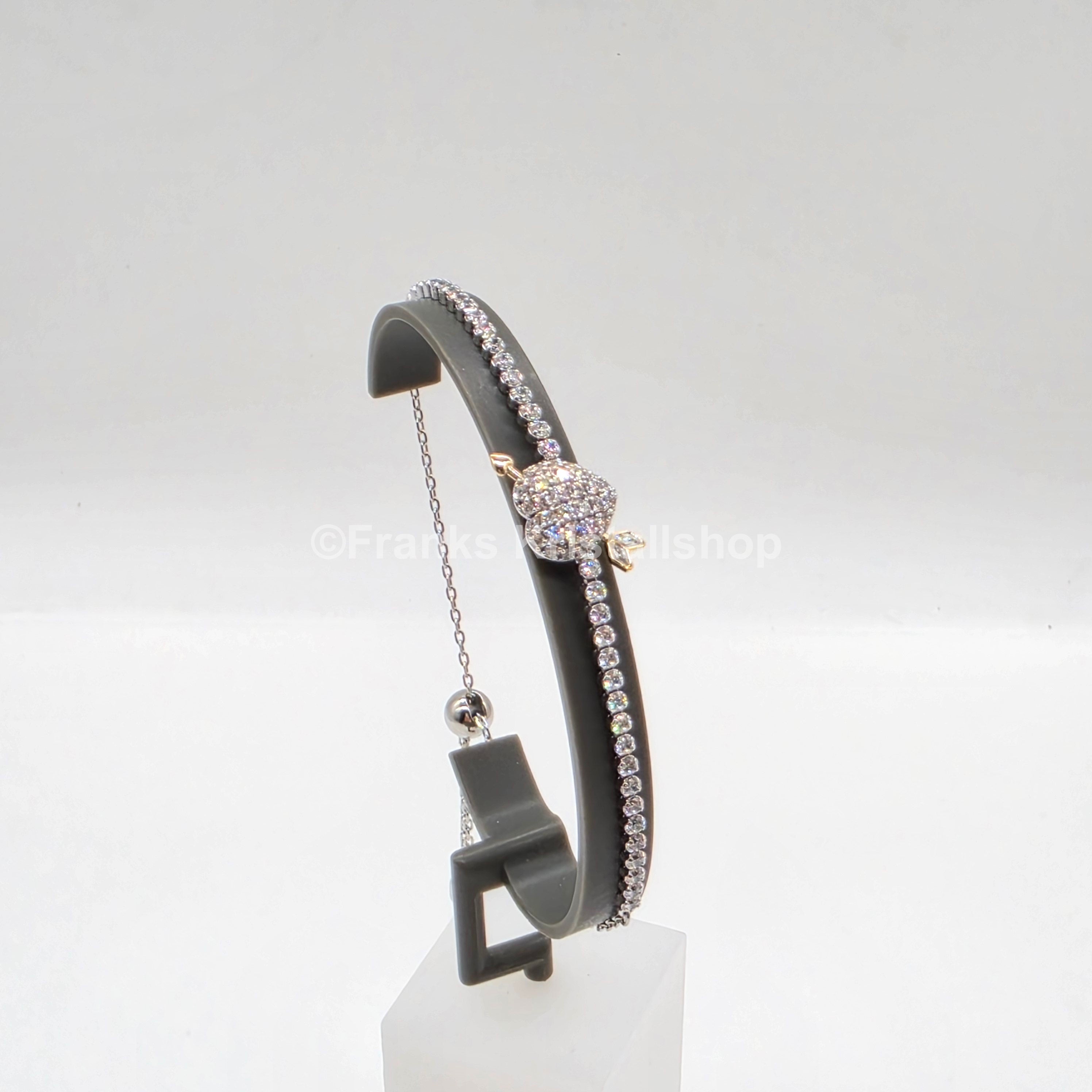 SWAROVSKI Idyllia Armband, Herz mit Pfeil, Liebespfeil, Rhod. 5742022