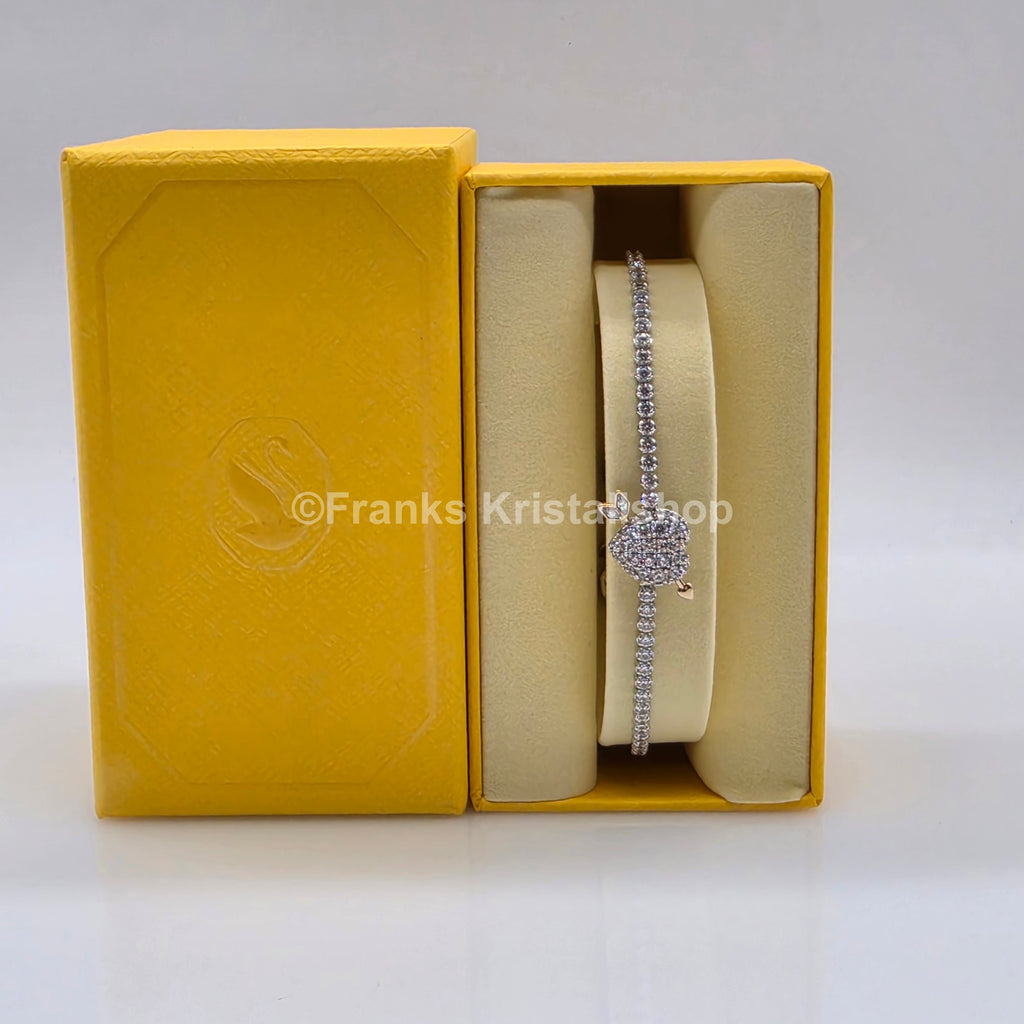 SWAROVSKI Idyllia Armband, Herz mit Pfeil, Liebespfeil, Rhod. 5742022