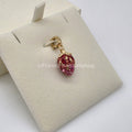 SWAROVSKI Idyllia Charm Anhänger Erdbeere, Rot, Gold 5743136