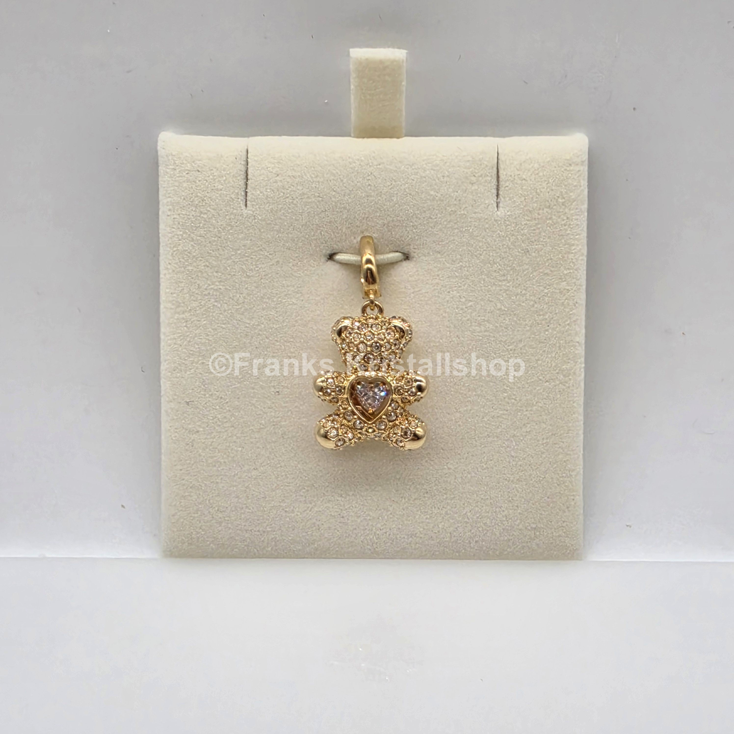 SWAROVSKI Idyllia Charm Teddy, Goldfarben, Goldbeschichtet 5743147