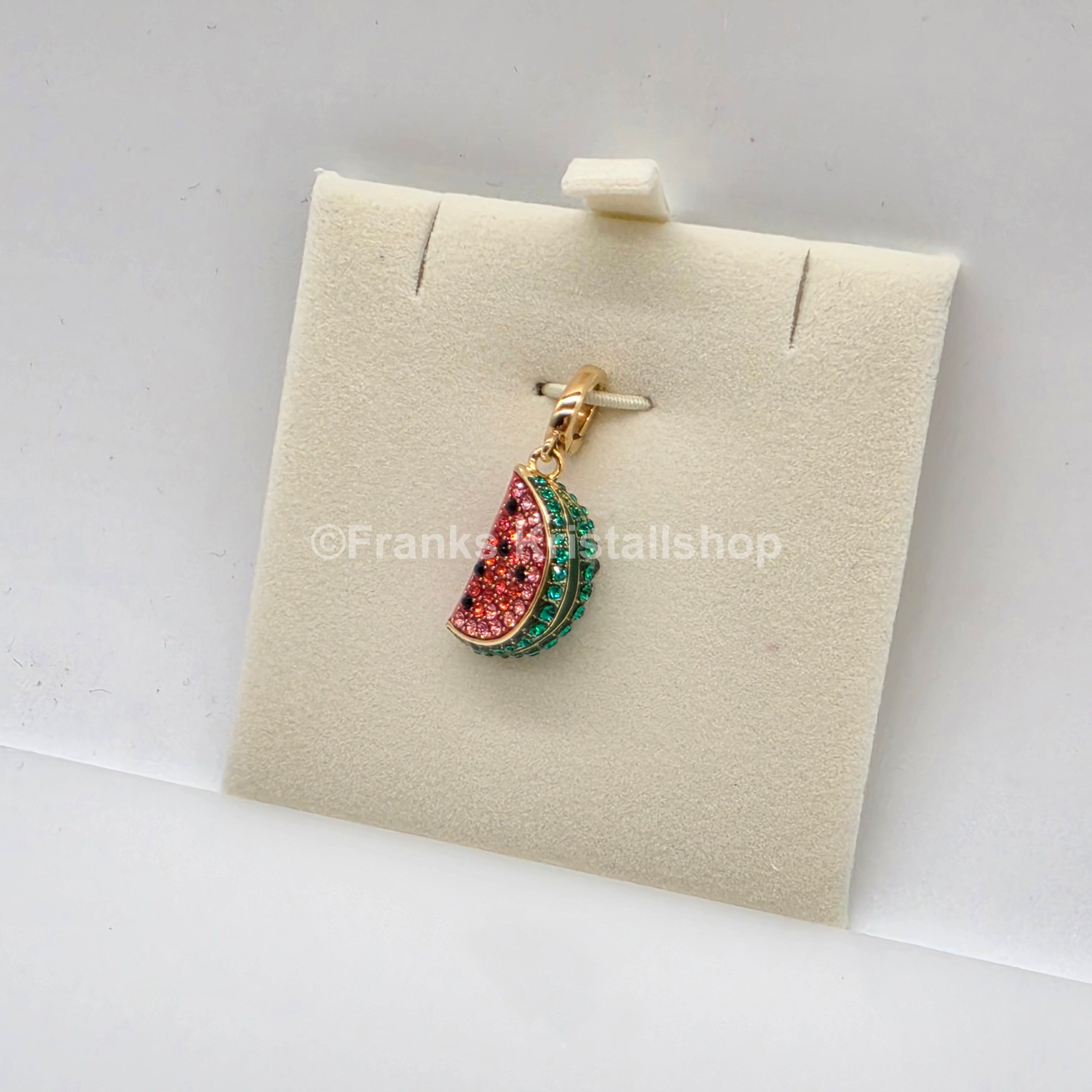 SWAROVSKI Idyllia Charm Anhänger Wassermelone, Gold 5743134
