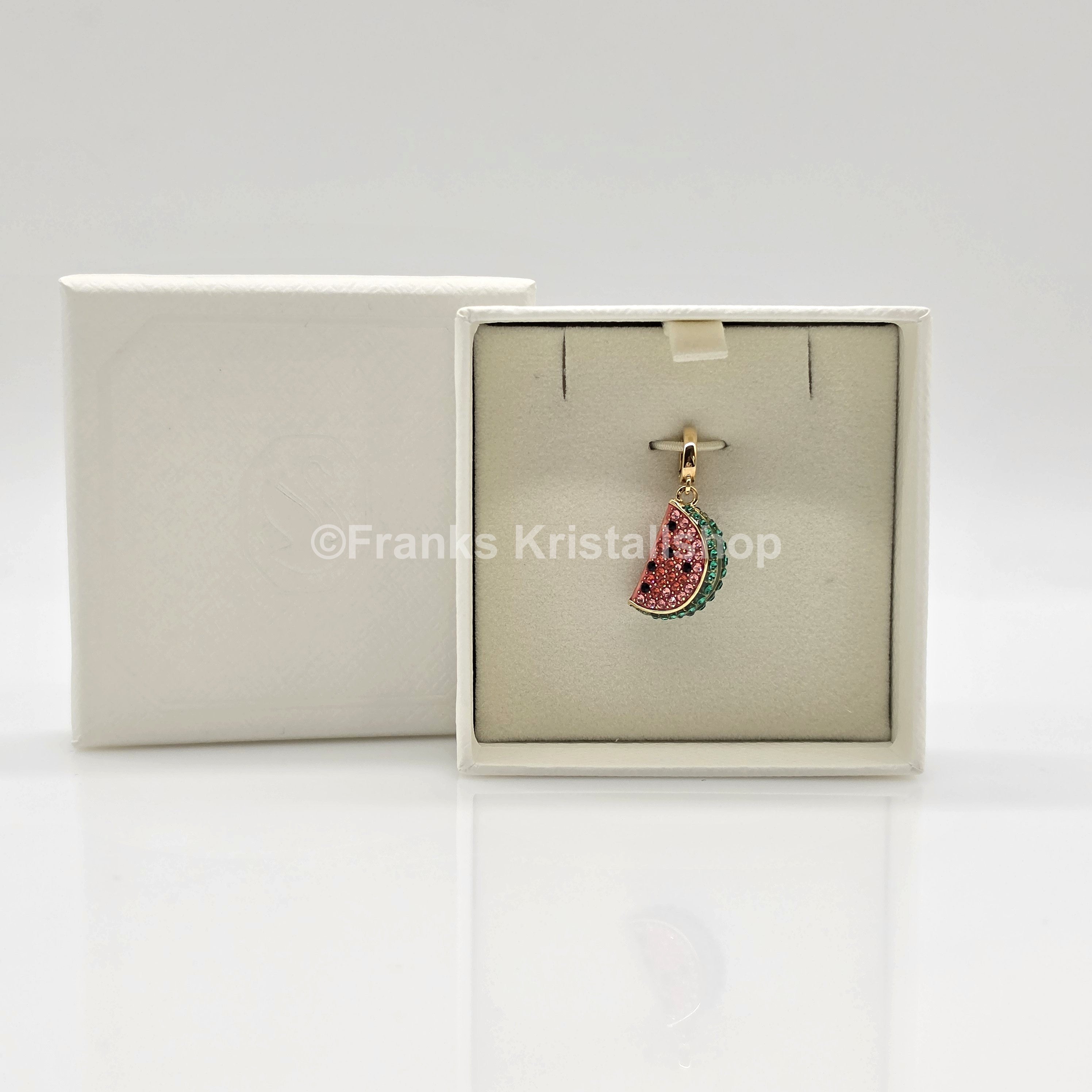 SWAROVSKI Idyllia Charm Anhänger Wassermelone, Gold 5743134