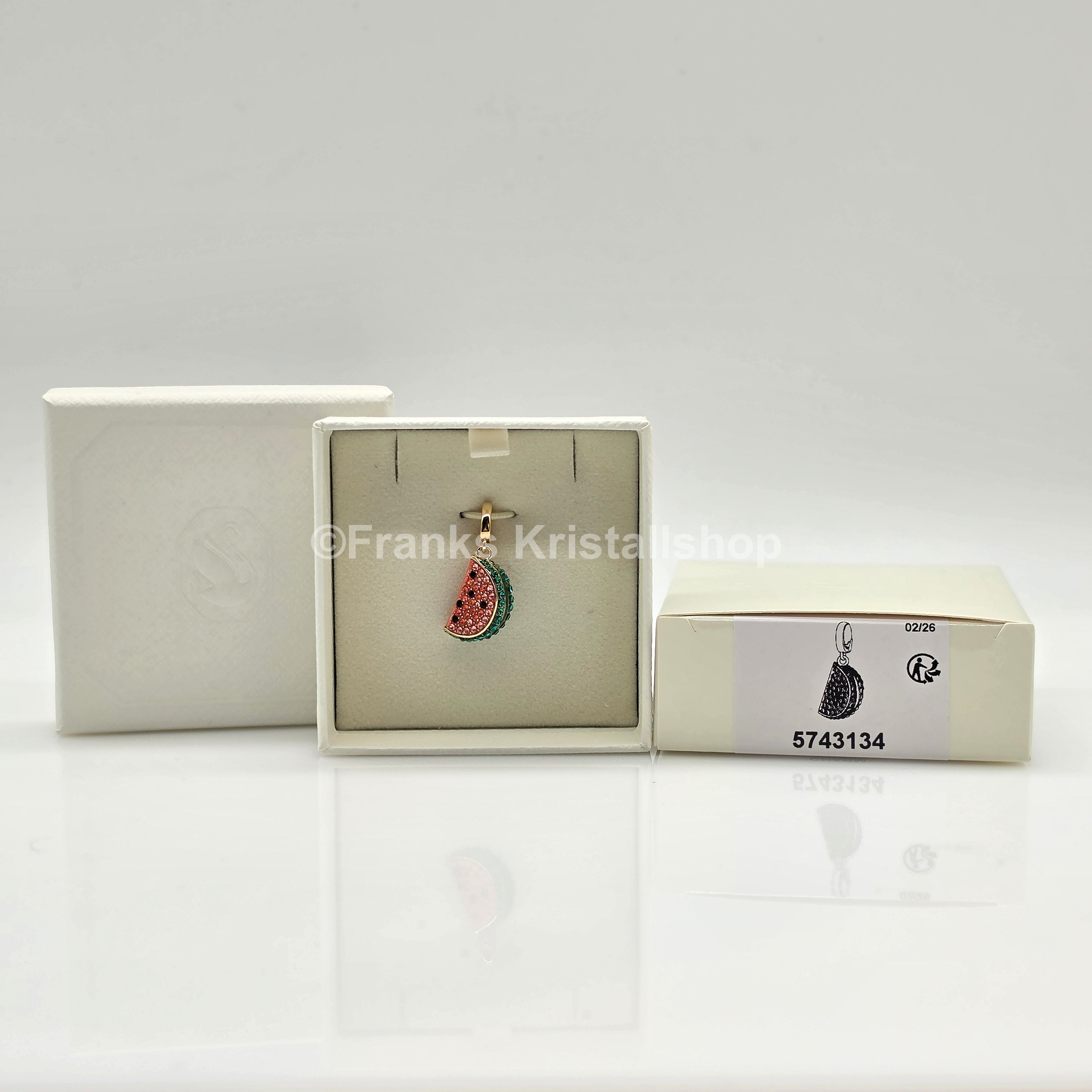 SWAROVSKI Idyllia Charm Anhänger Wassermelone, Gold 5743134