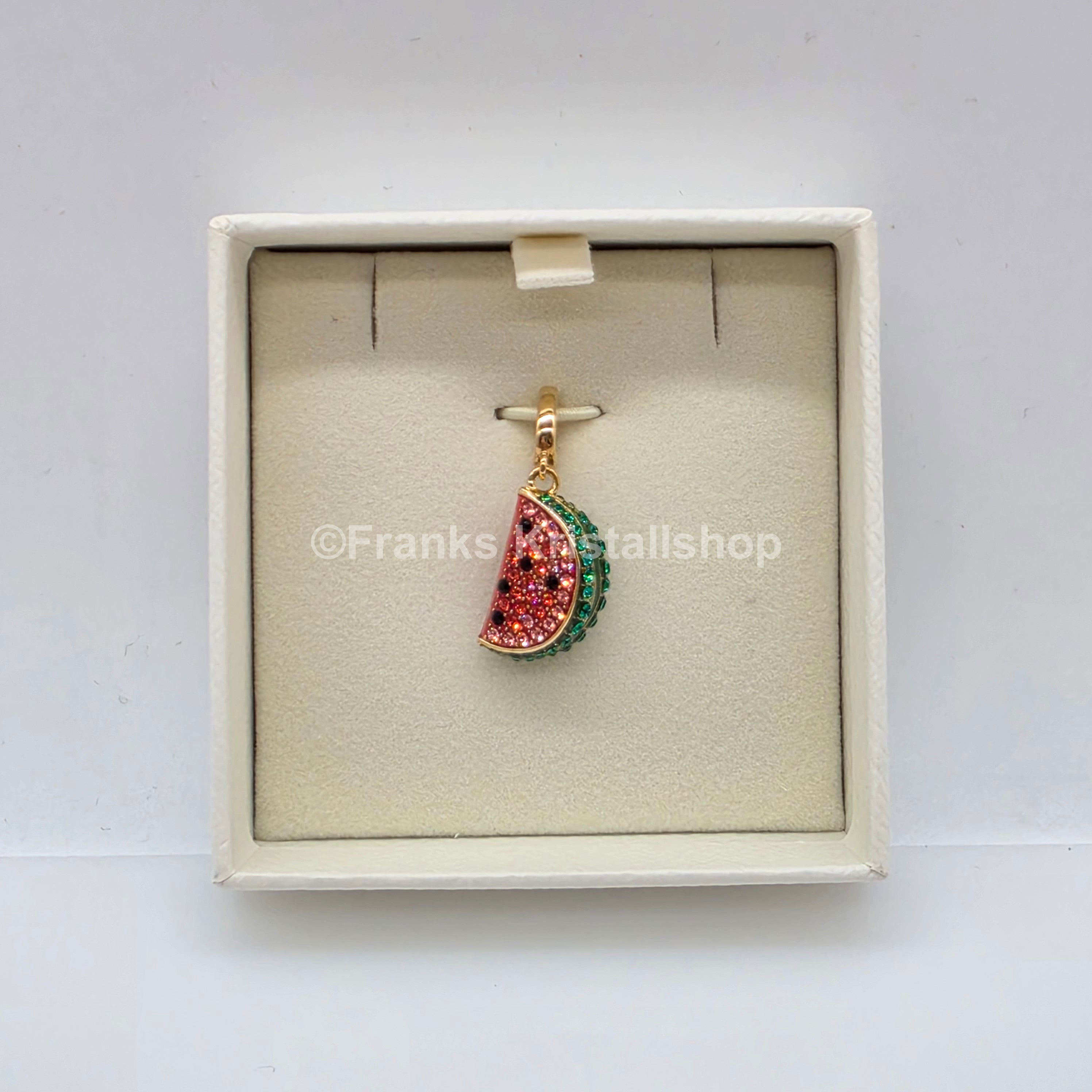 SWAROVSKI Idyllia Charm Anhänger Wassermelone, Gold 5743134