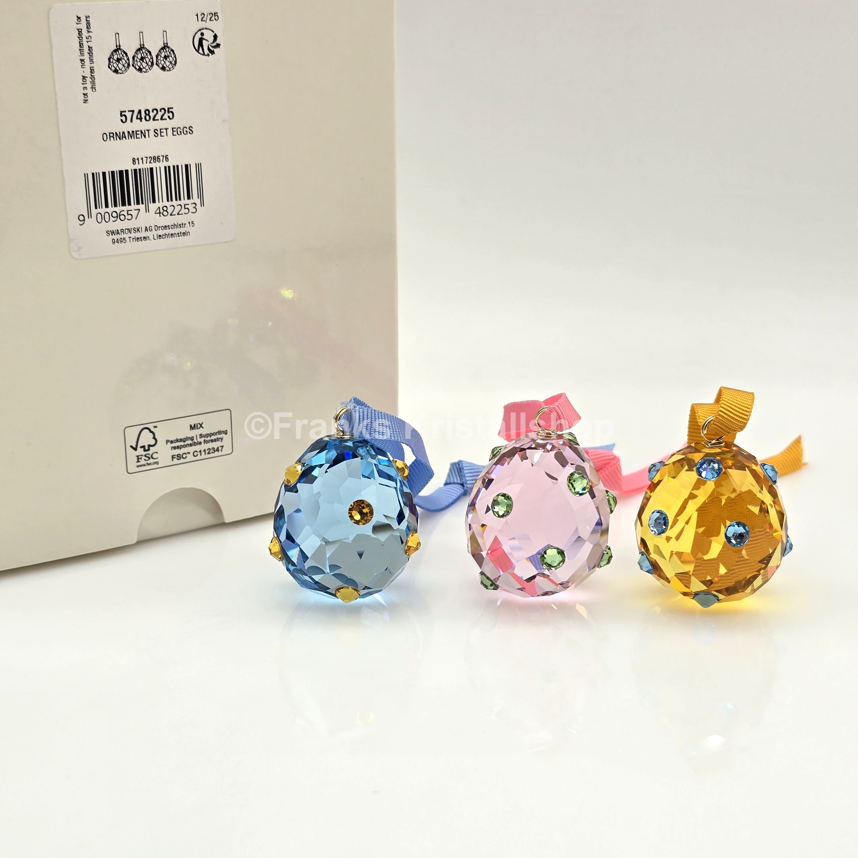 Swarovski Idyllia Eier Ornament Set 5748225