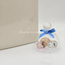 Lade das Bild in den Galerie-Viewer, Swarovski Idyllia Eier unter Glasglocke 5748125
