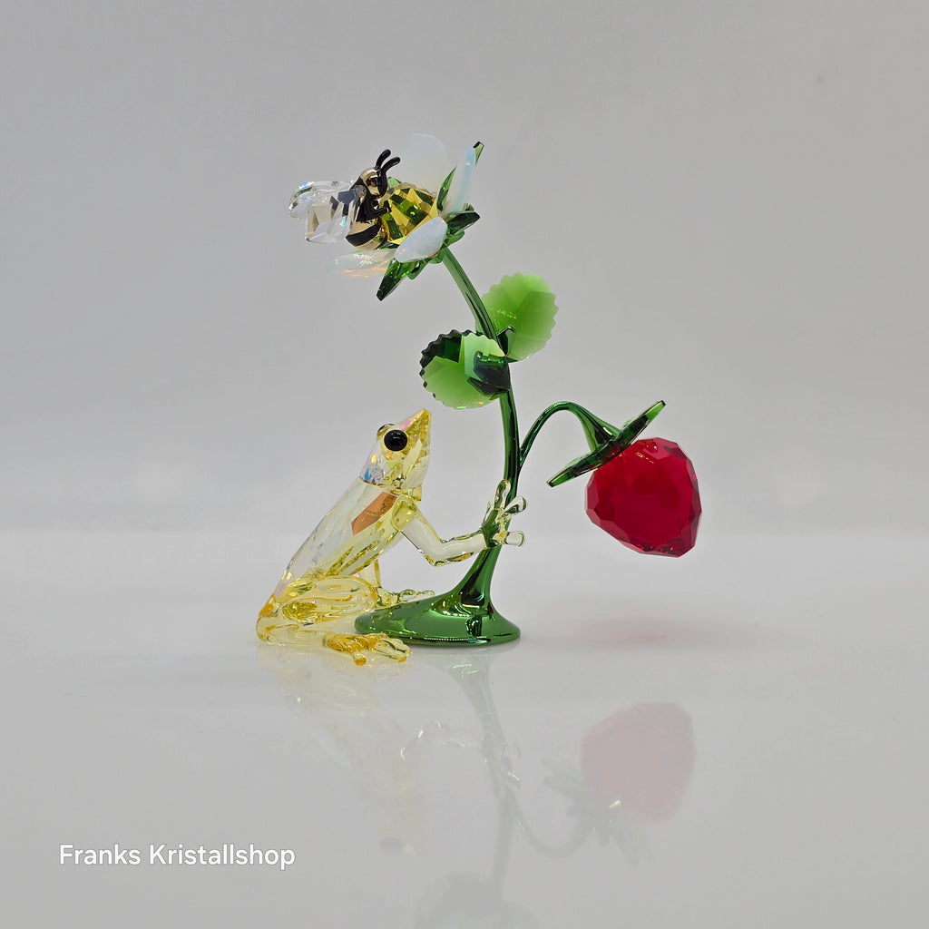SWAROVSKI Idyllia Frosch Biene und Erdbeere 5667599