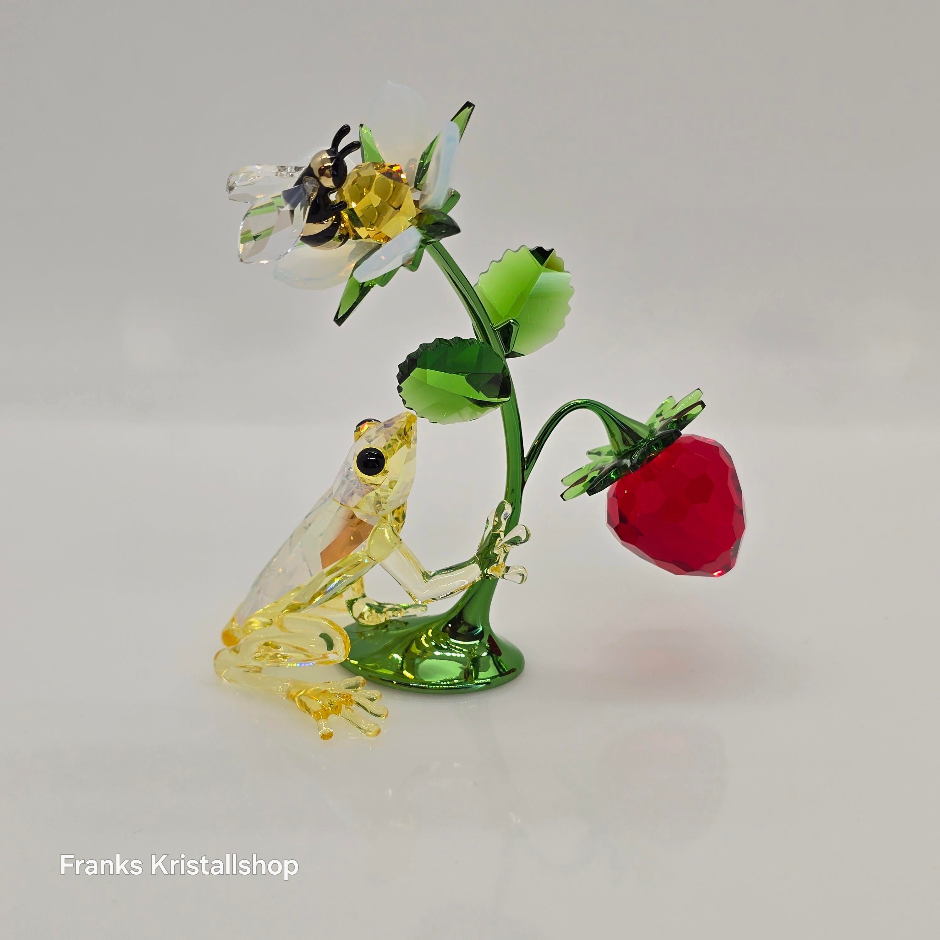SWAROVSKI Idyllia Frosch Biene und Erdbeere 5667599
