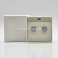 SWAROVSKI Idyllia Herz Ohrstecker, Blau, Rhodiniert 5683576