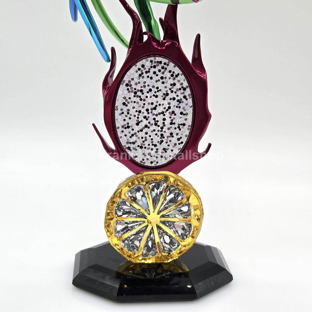SWAROVSKI Idyllia Honigfresser und Drachenfrucht Totem 5677289