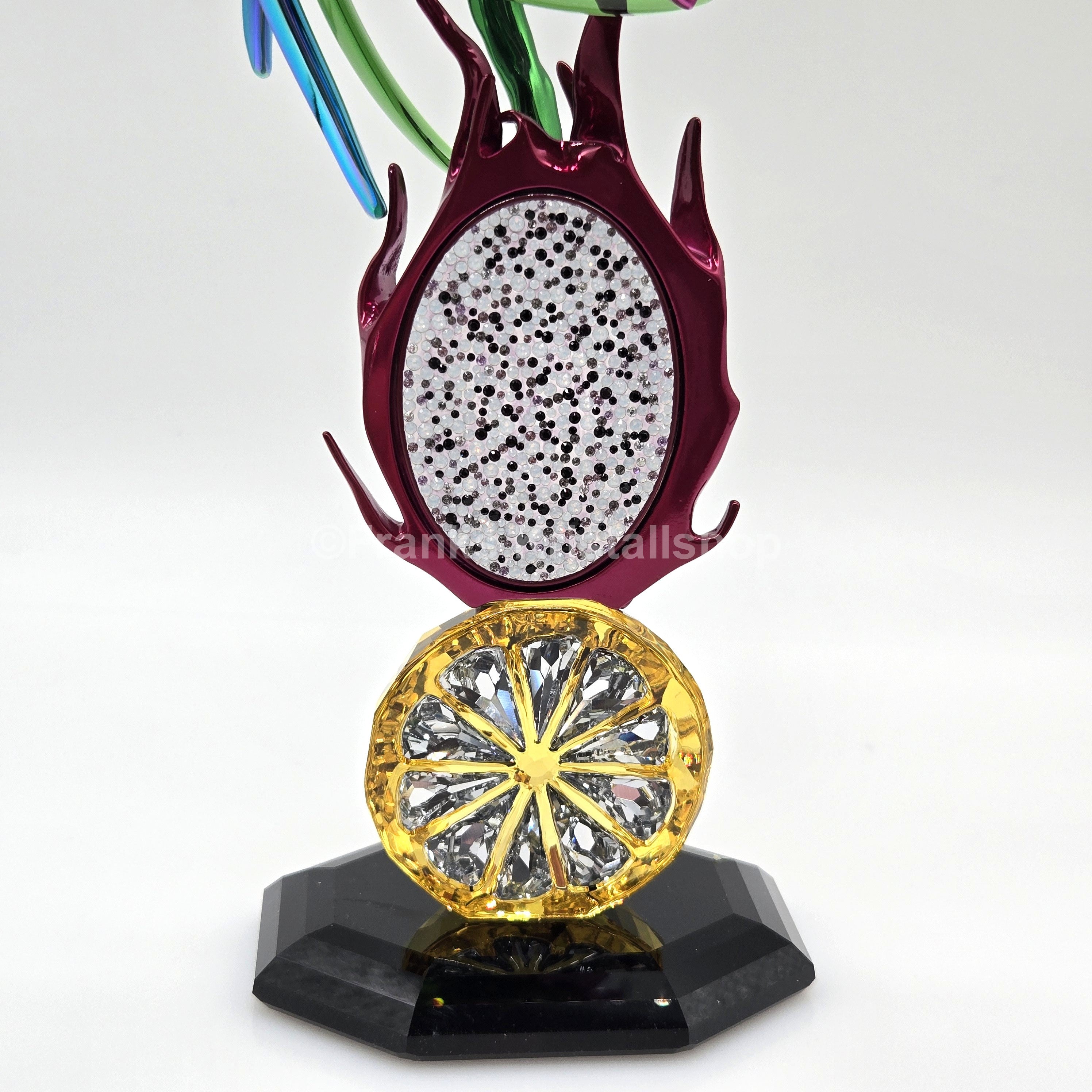 SWAROVSKI Idyllia Honigfresser und Drachenfrucht Totem 5677289