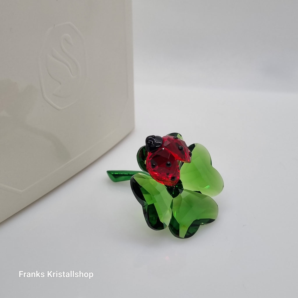 SWAROVSKI Marienkäfer und Glücksklee Kleeblatt 5666852