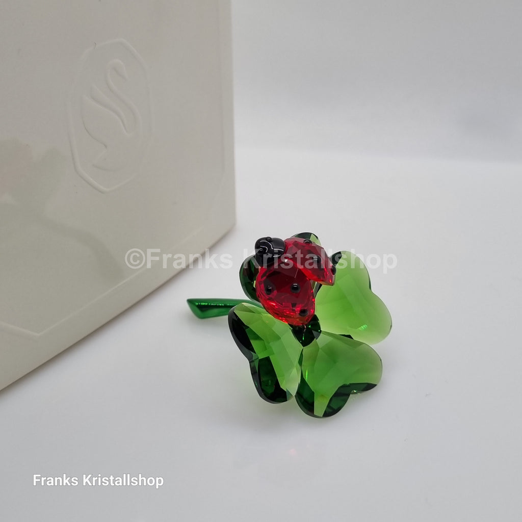 SWAROVSKI Marienkäfer und Glücksklee Kleeblatt 5666852