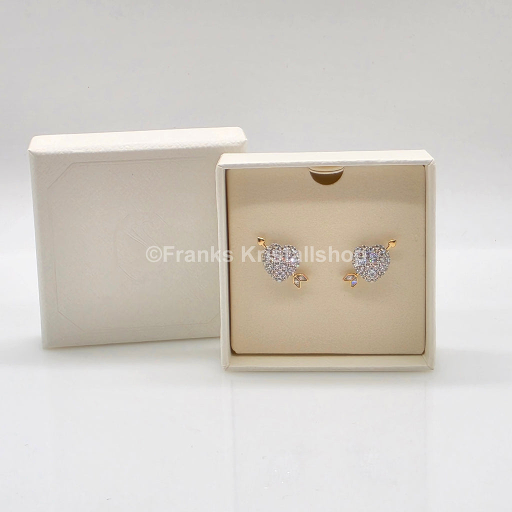 SWAROVSKI Idyllia Ohrstecker Herz mit Pfeil, Metallmix 5737298