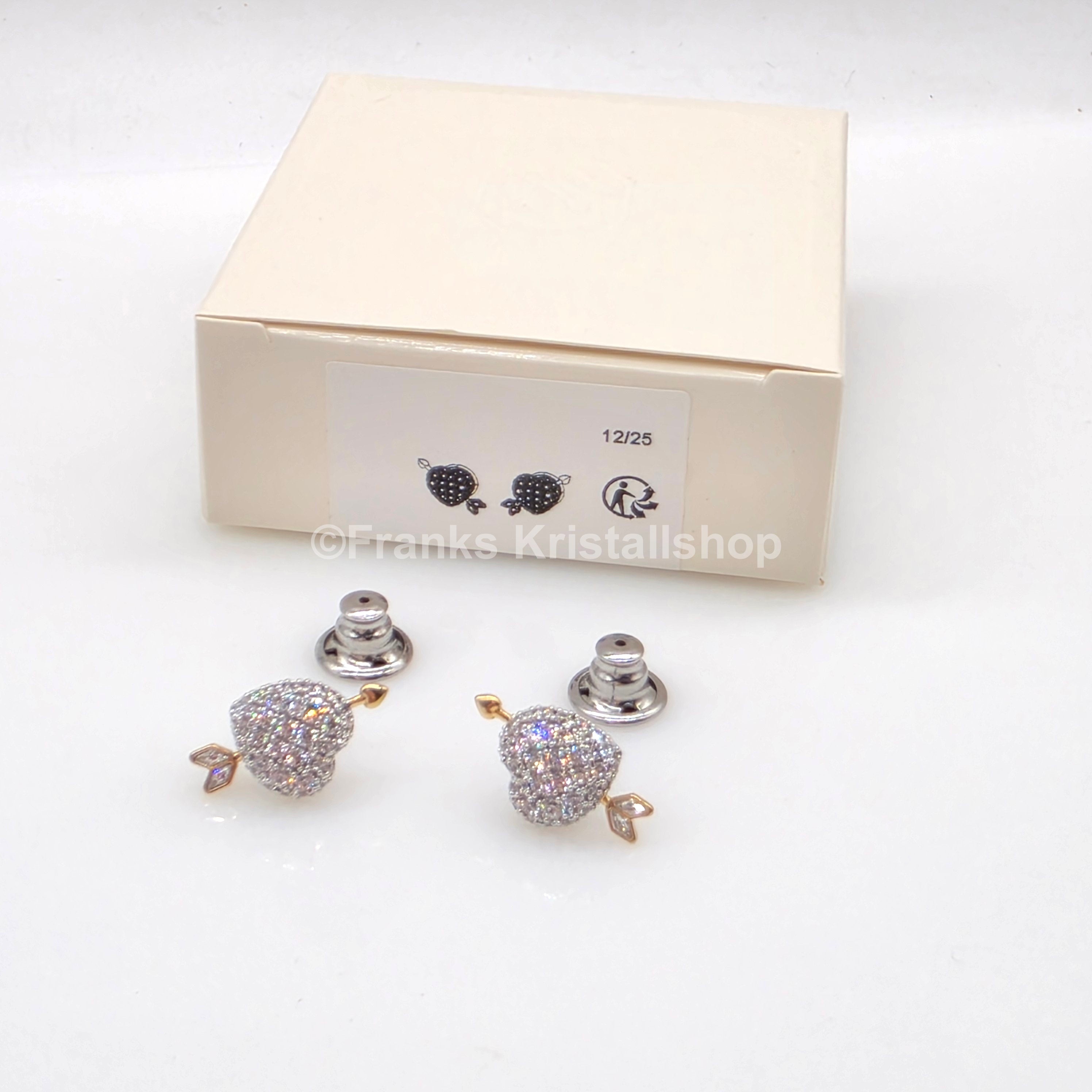 SWAROVSKI Idyllia Ohrstecker Herz mit Pfeil, Metallmix 5737298