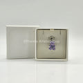 SWAROVSKI Idyllia Charm Anhänger Teddy Teddybär Violett, Rhodiniert 5745610