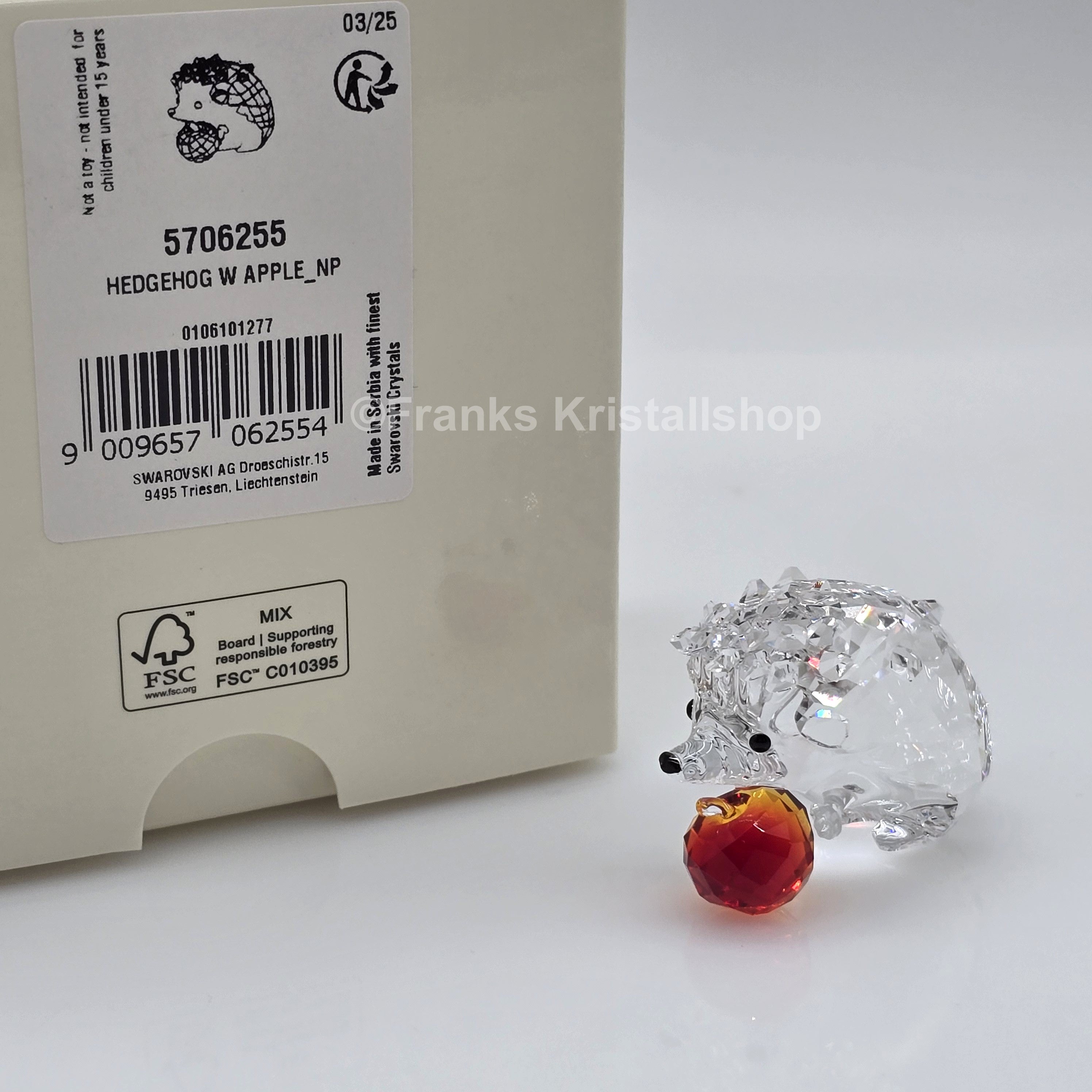 SWAROVSKI Igel mit Apfel 5706255 (5532203)