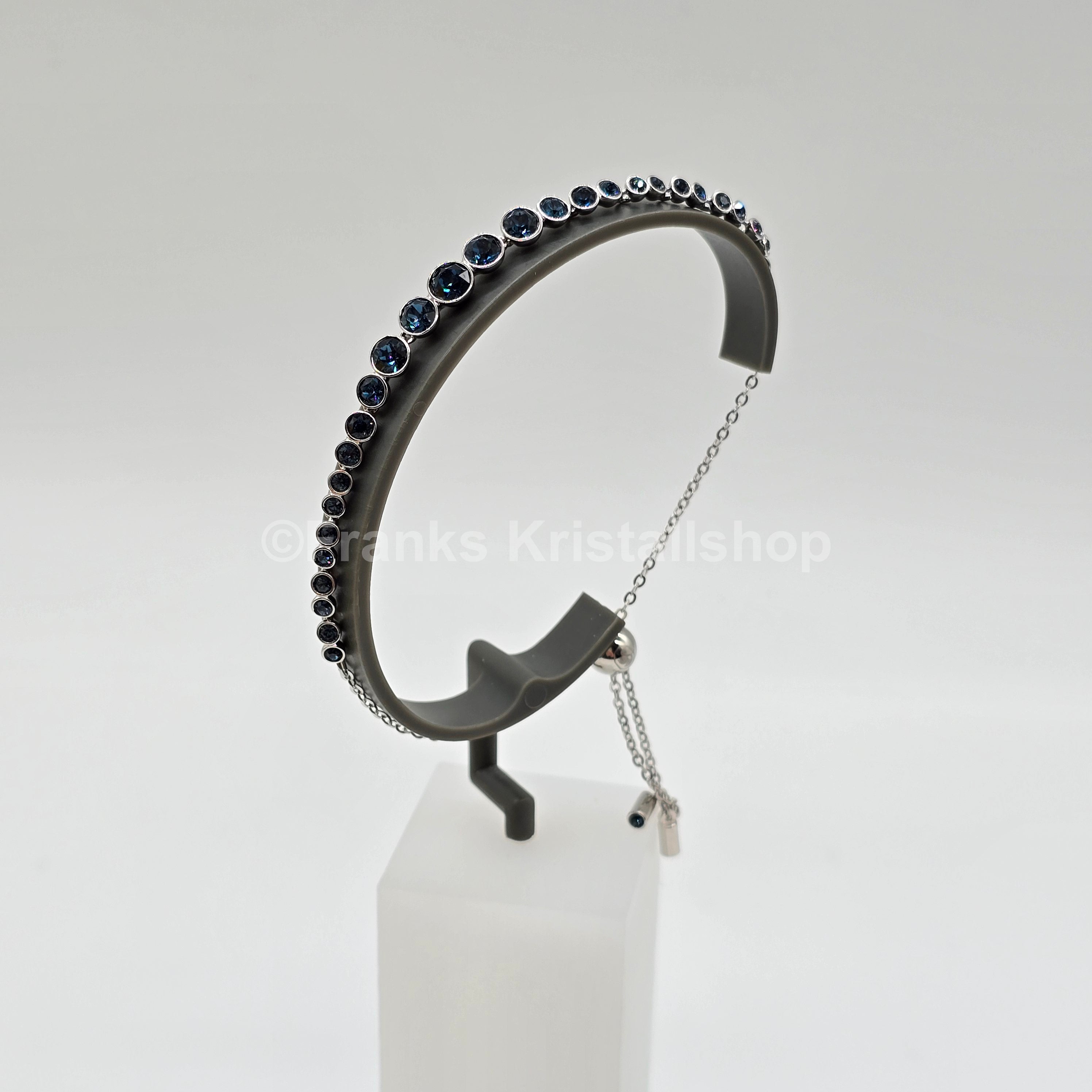 SWAROVSKI Imber Emily Armband Blau, Rhodiniert 5663394