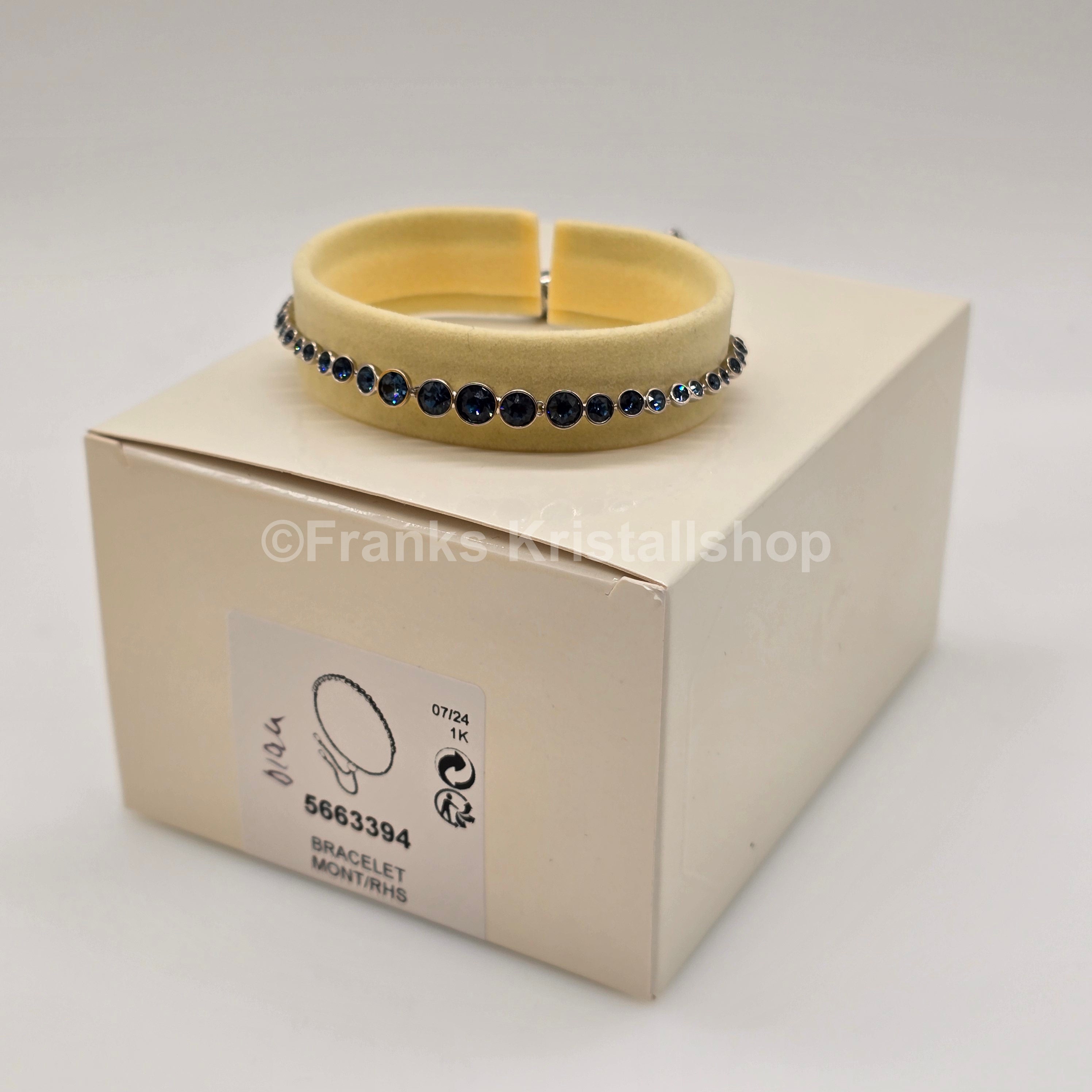 SWAROVSKI Imber Emily Armband Blau, Rhodiniert 5663394