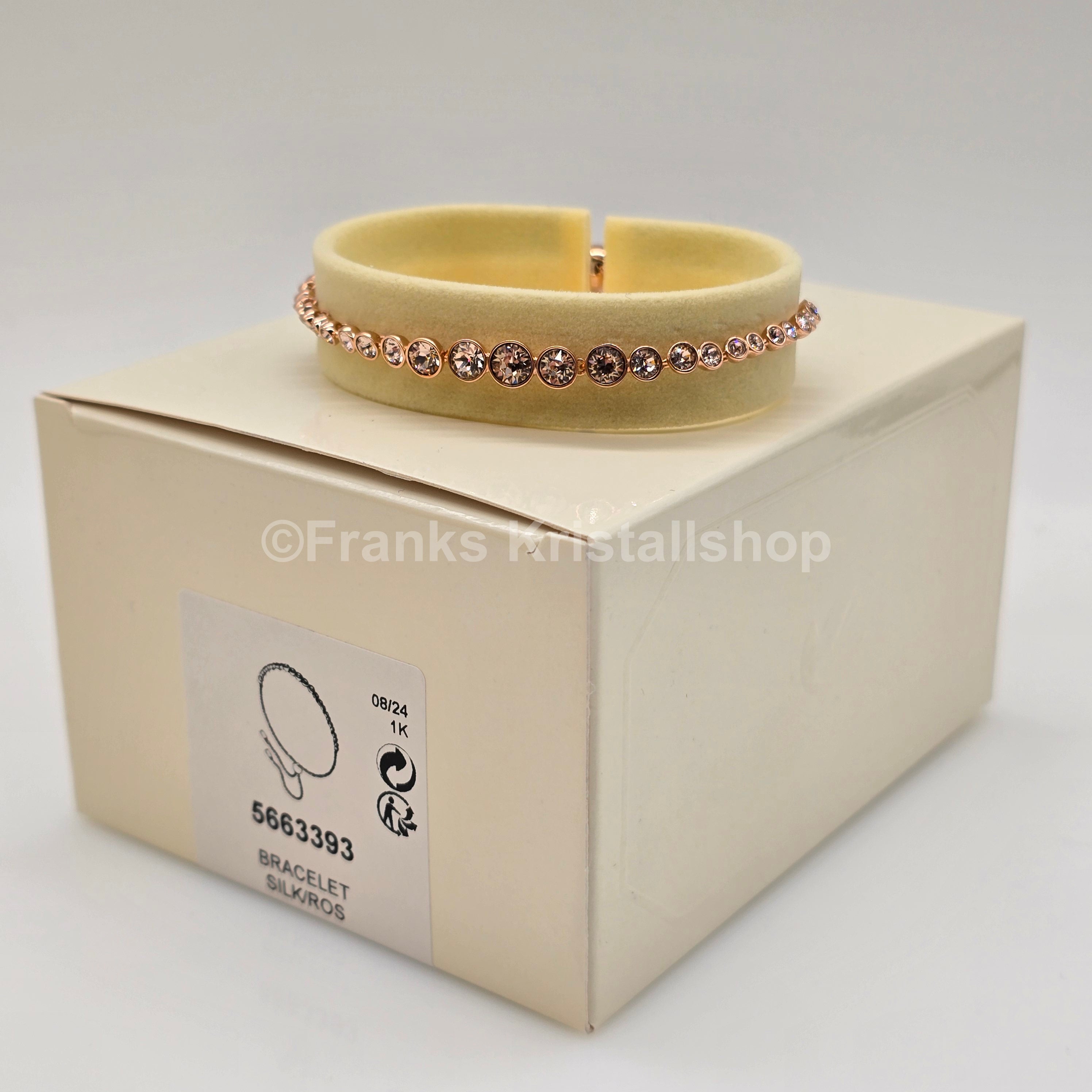 SWAROVSKI Imber Emily Armband Rosa, Roségold-Legierungsschicht 5663393