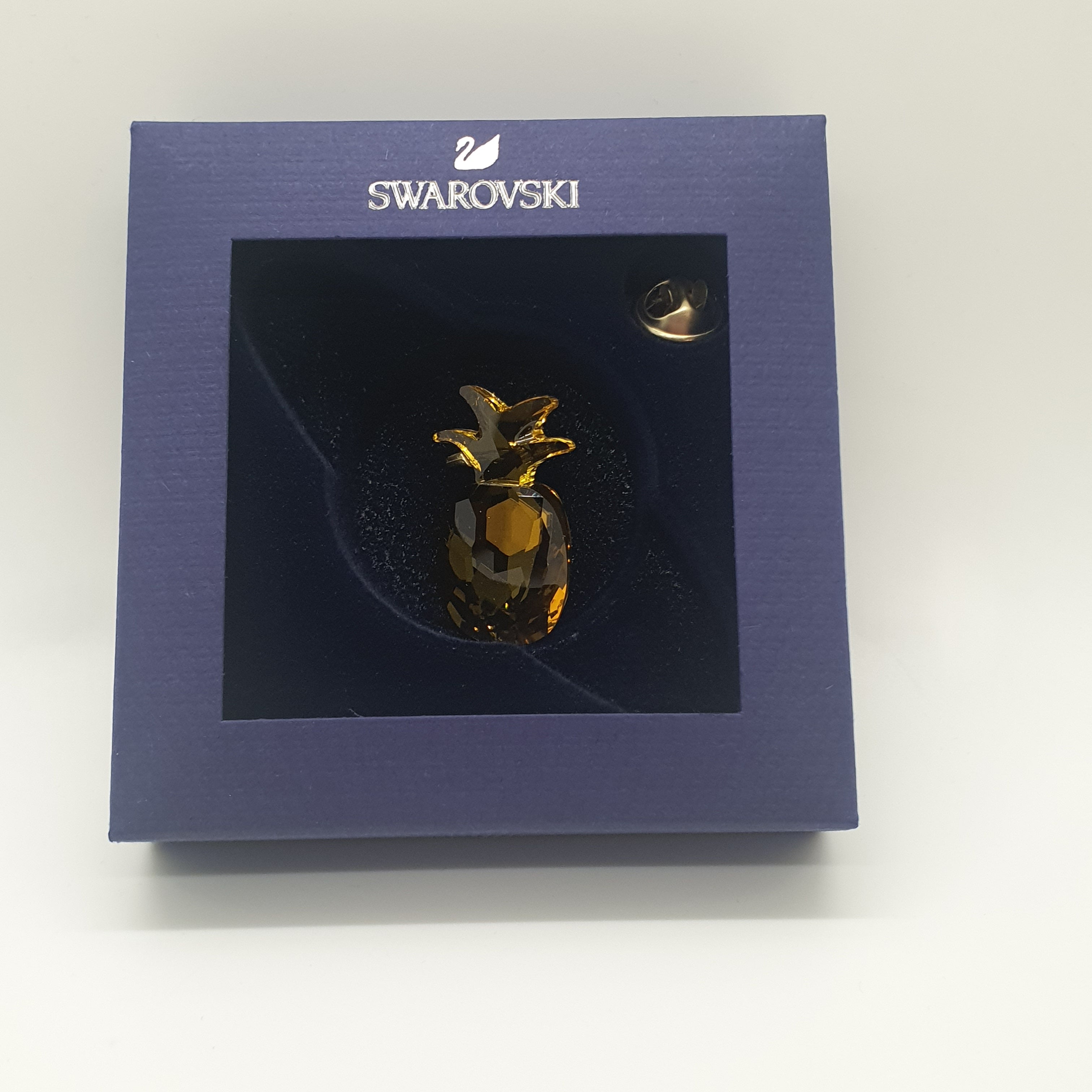 SWAROVSKI Jungle Beats Ananas Magnet Brosche Gelb Groß 5572158