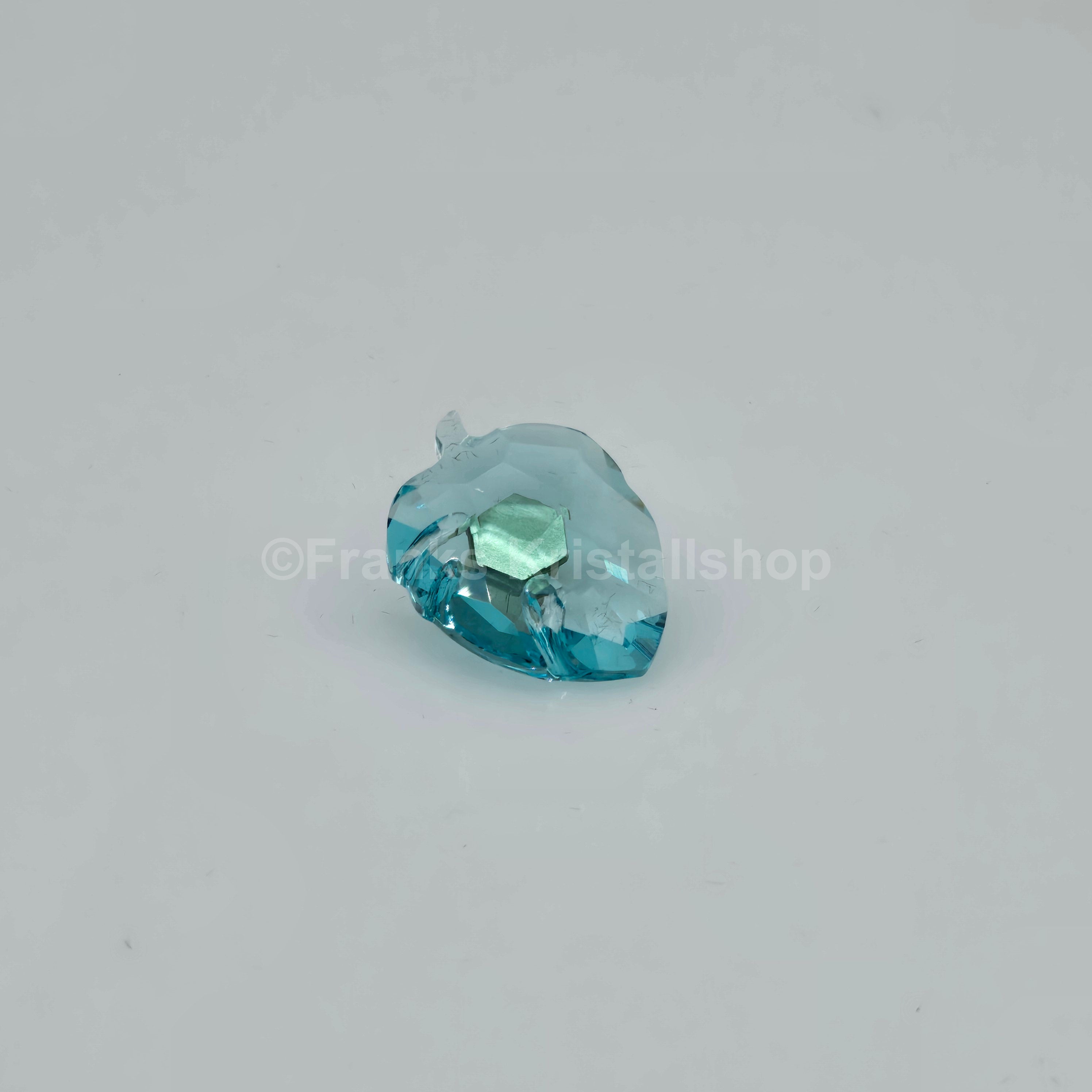 SWAROVSKI Jungle Beats Blatt Magnet Brosche Blau, Klein 5572155