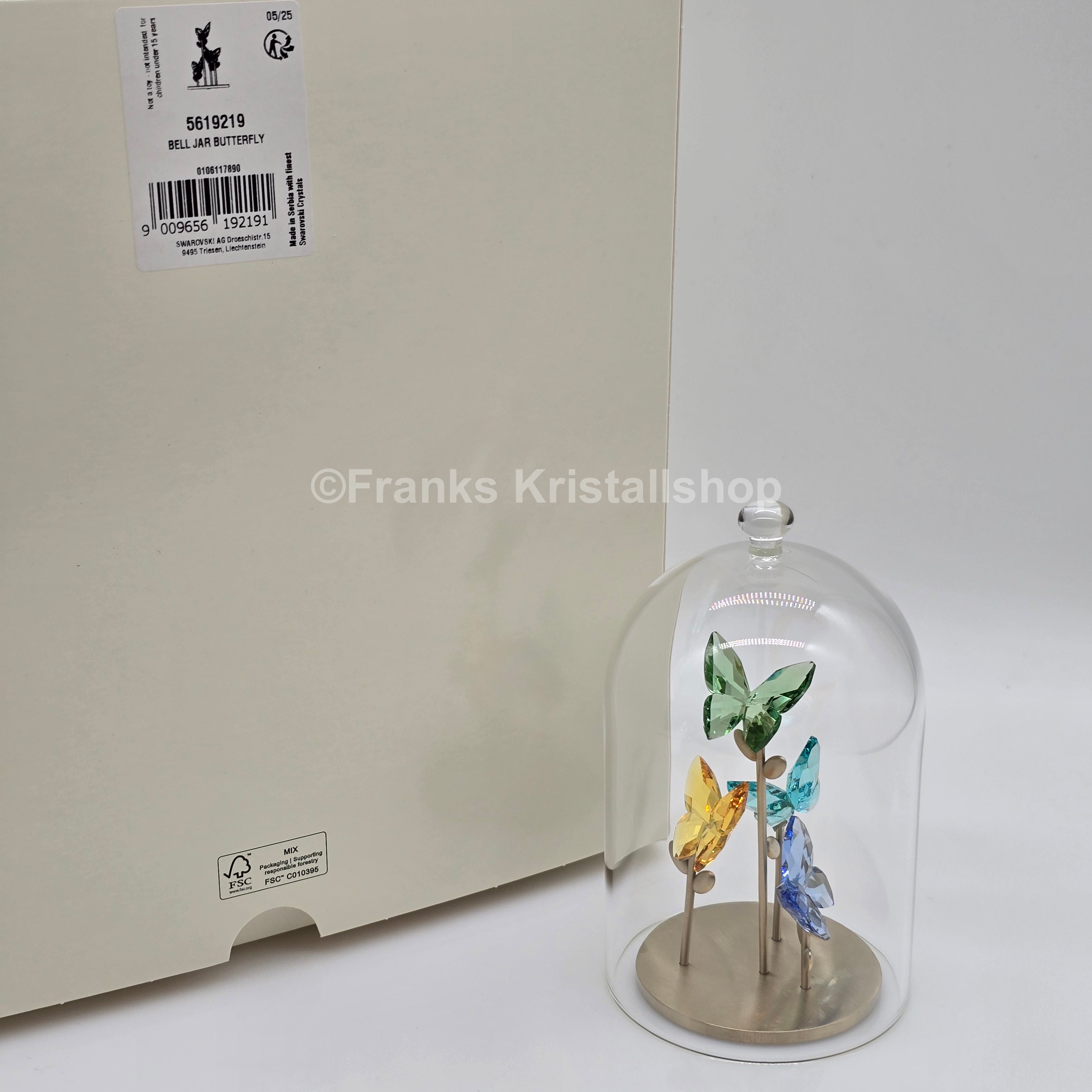 SWAROVSKI Jungle Beats Schmetterling Glasglocke 5619219
