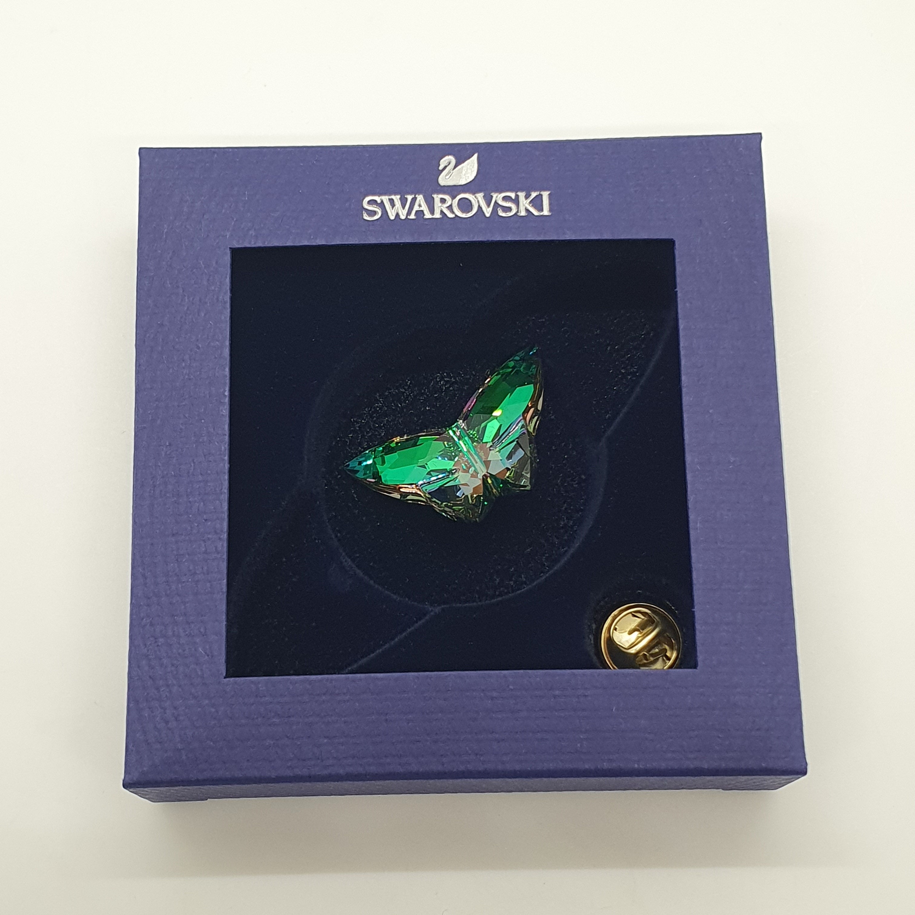 SWAROVSKI Jungle Beats Schmetterling Magnet Brosche Violett Klein 5572153