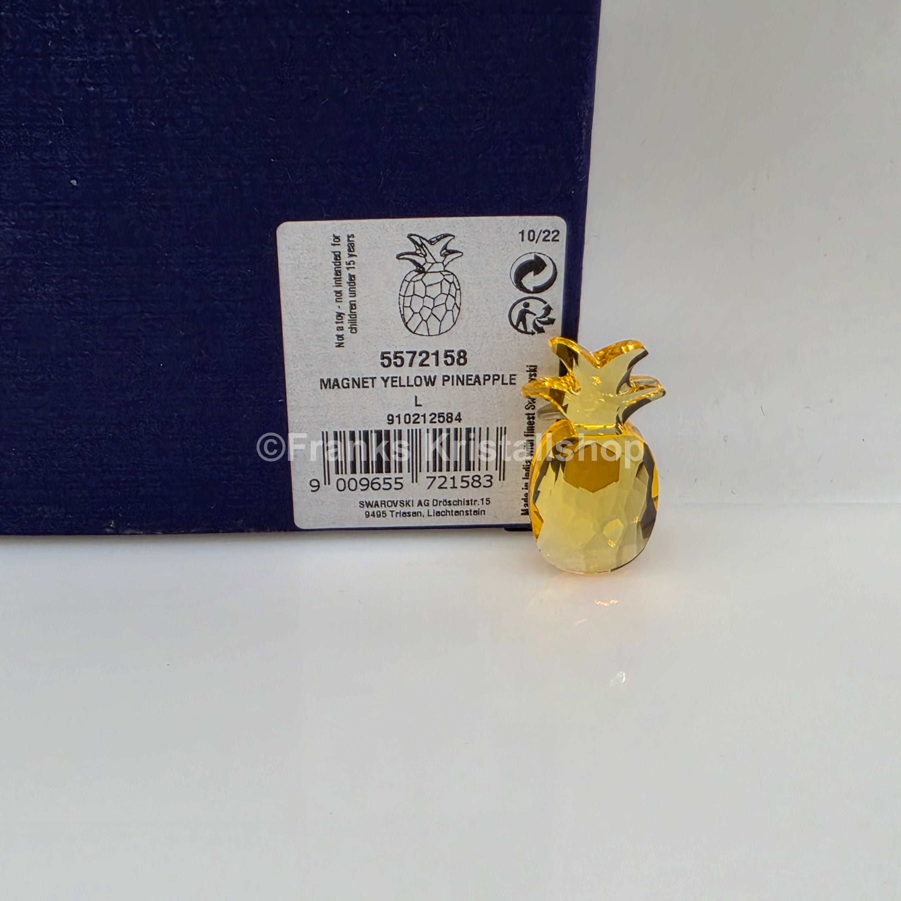 SWAROVSKI Jungle Beats Ananas Magnet Gelb Groß 5572158 oB