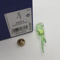 SWAROVSKI Jungle Beats Papagei Magnet Brosche Grün Klein 5557813
