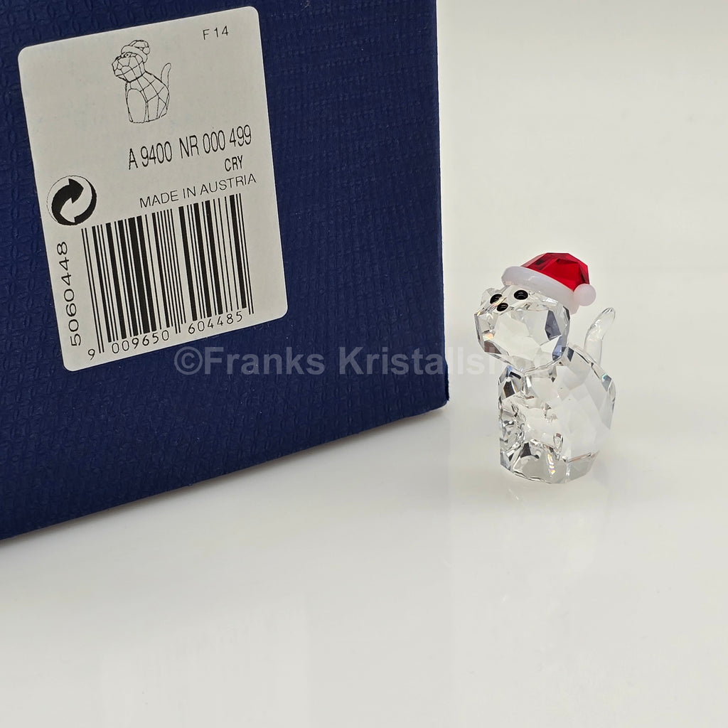 SWAROVSKI Cat with Santa Hat 5060448