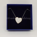 SWAROVSKI Cupid Herz Halskette, Weiß, Rhodiniert 5198940 oU