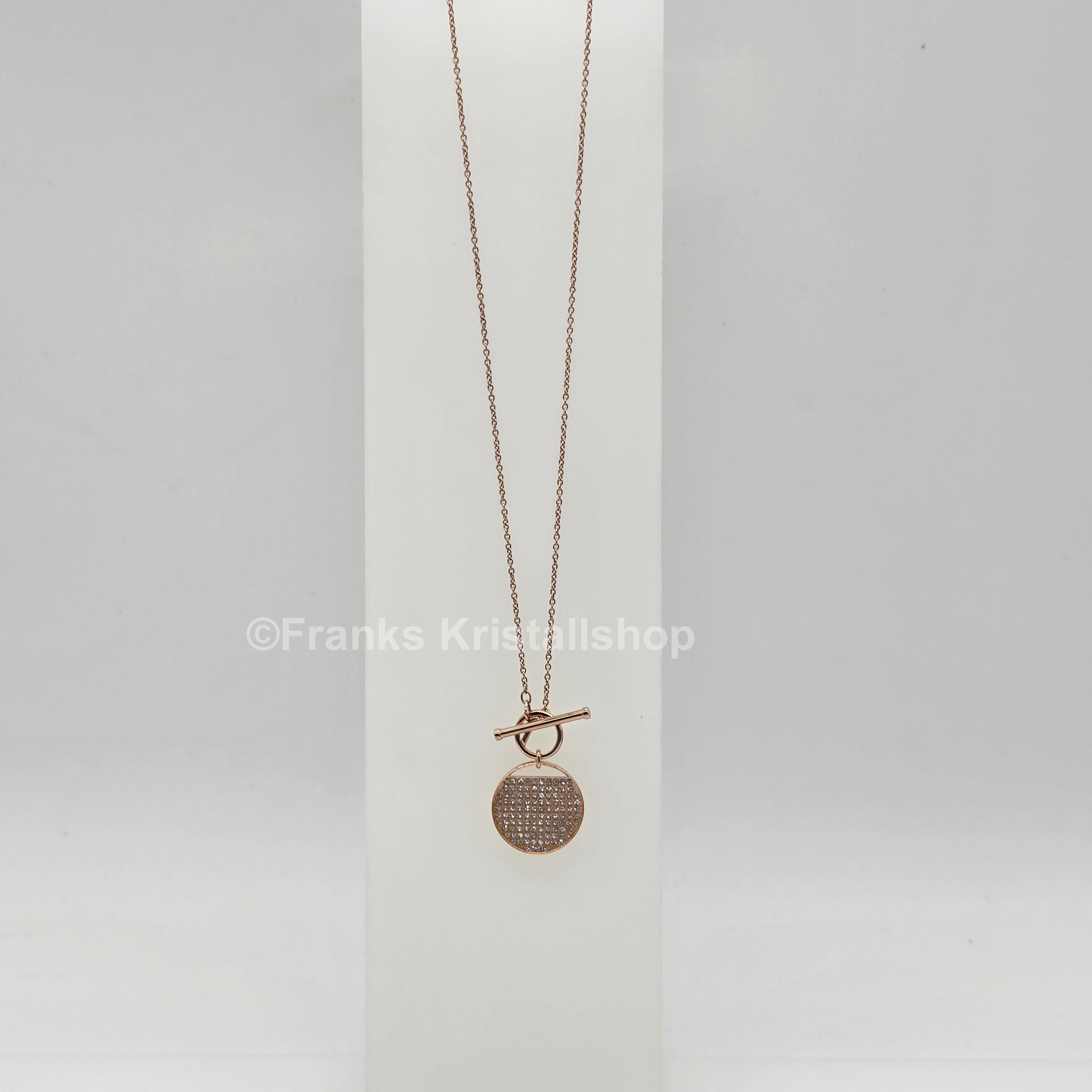 SWAROVSKI Kette Ginger One Roségold-Legierungsschicht 5576610