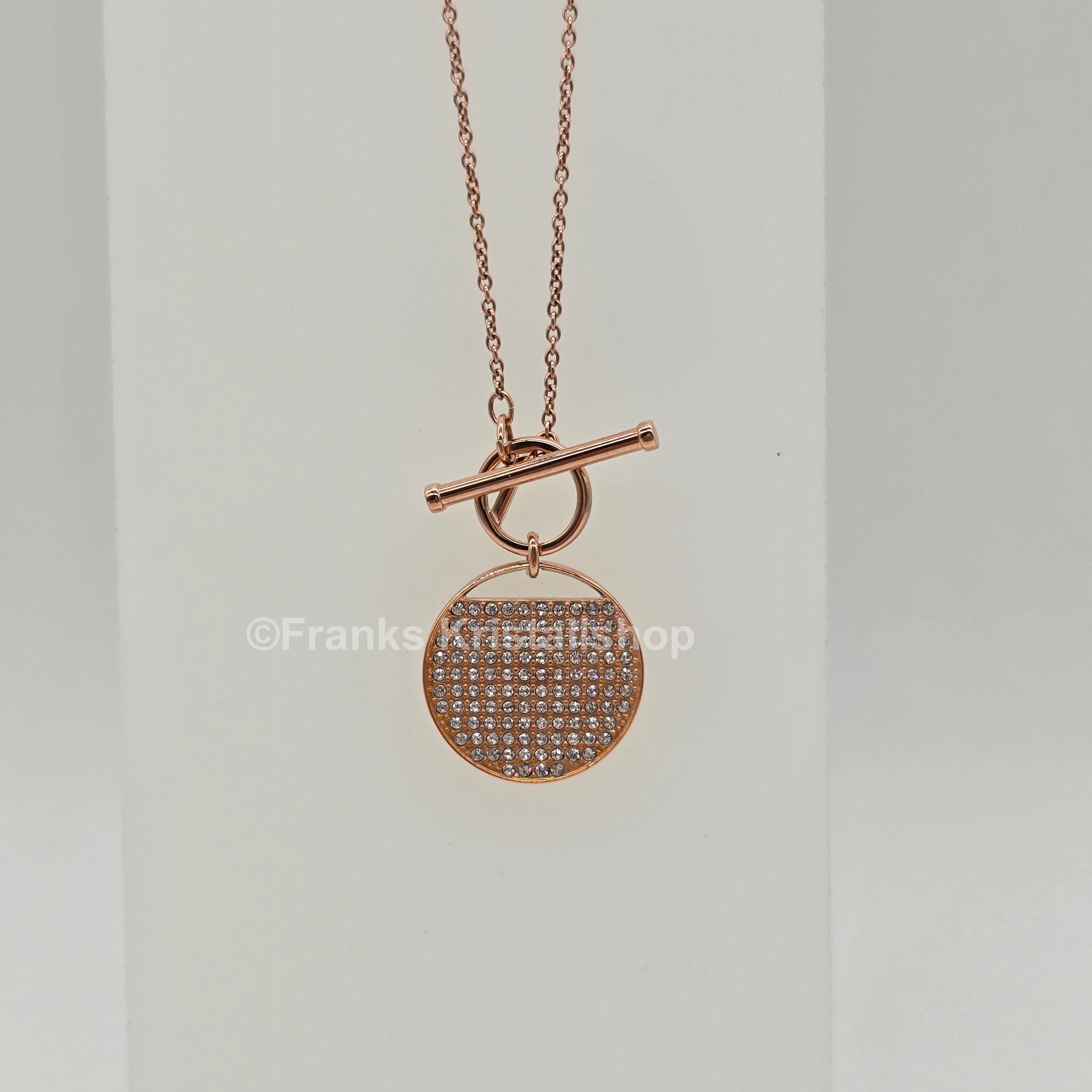 SWAROVSKI Kette Ginger One Roségold-Legierungsschicht 5576610