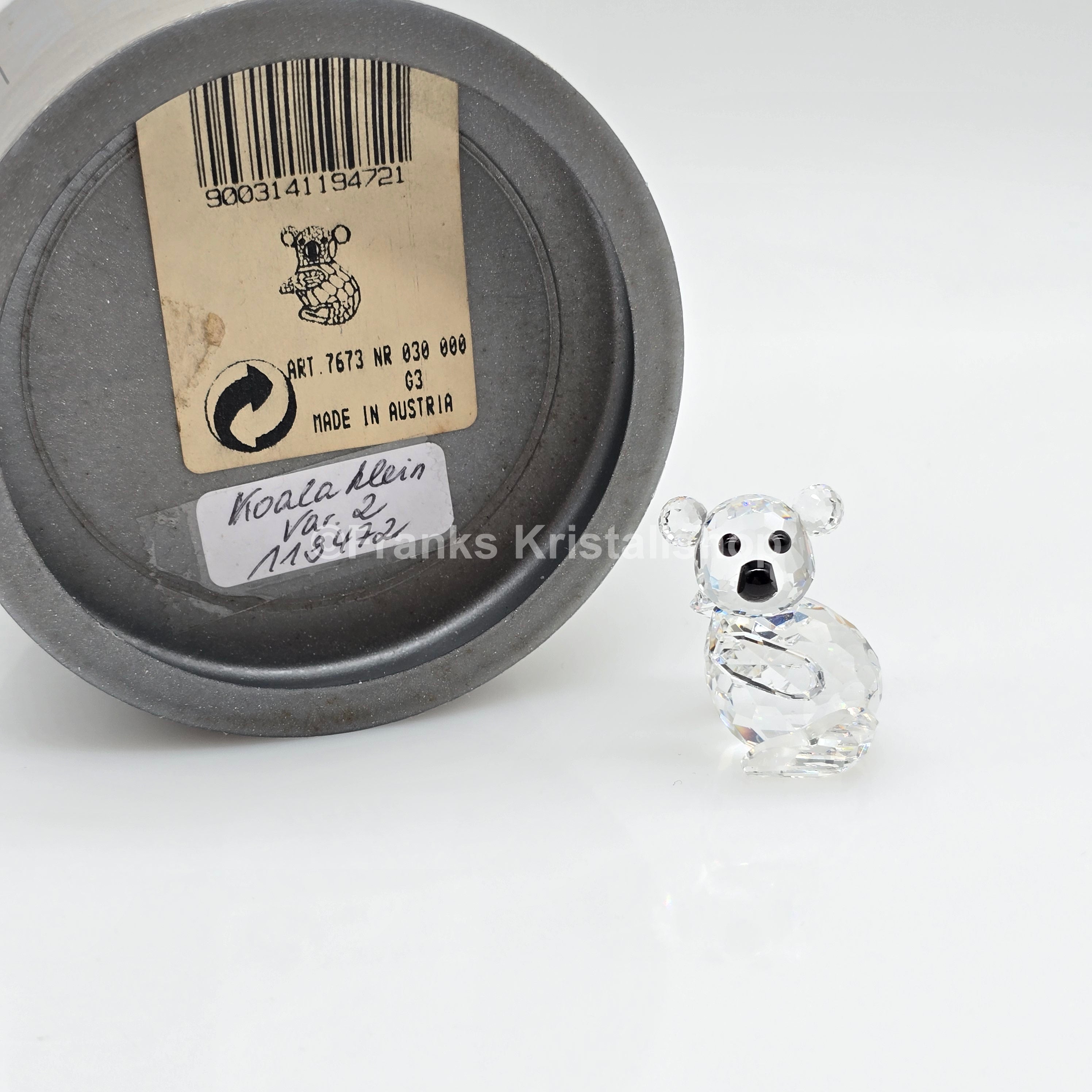 SWAROVSKI Koala Bär Mini 119472 Var. 2 (Links) USA Version