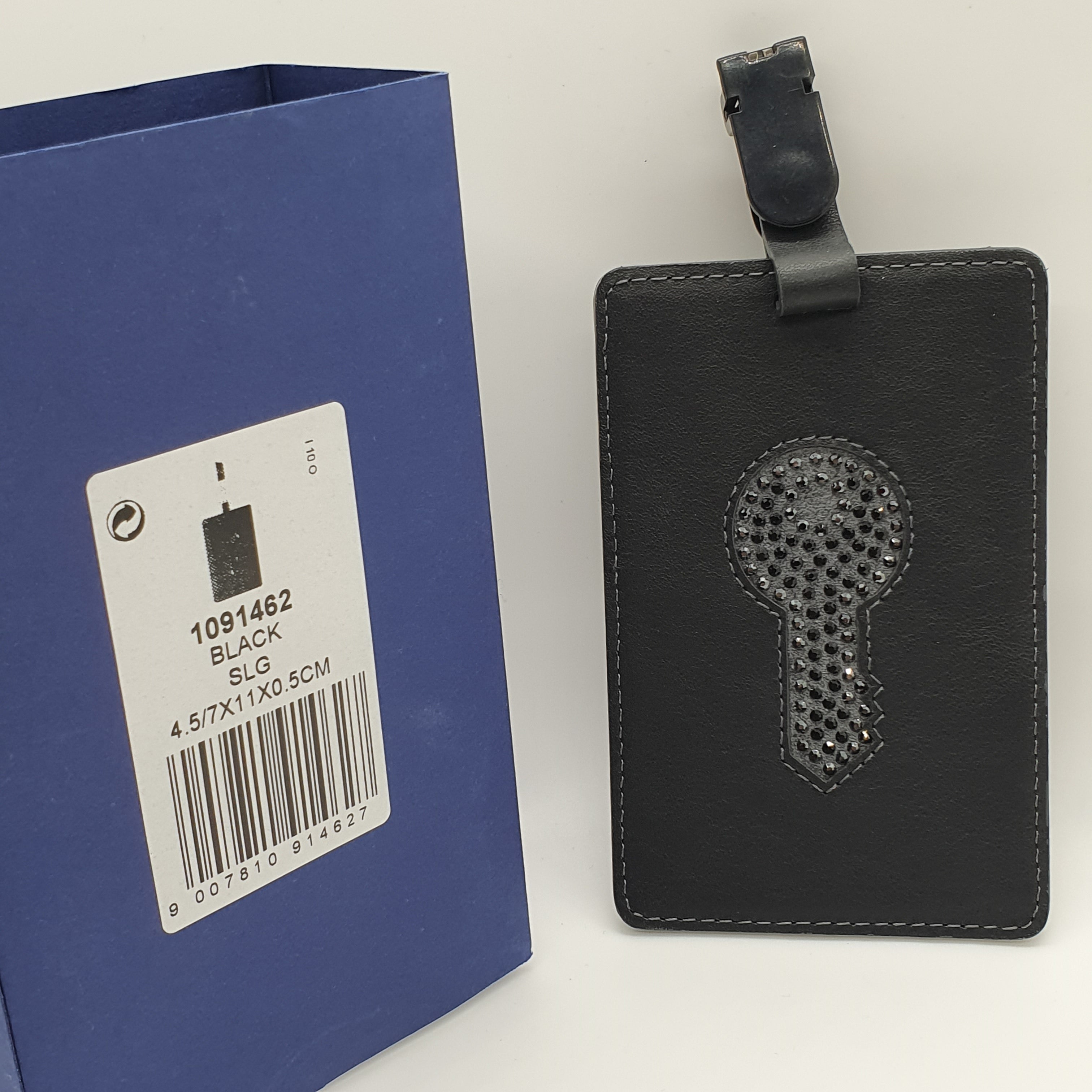 SWAROVSKI Schlüssel- und Kofferanhänger Set Schwarz 1091463/2