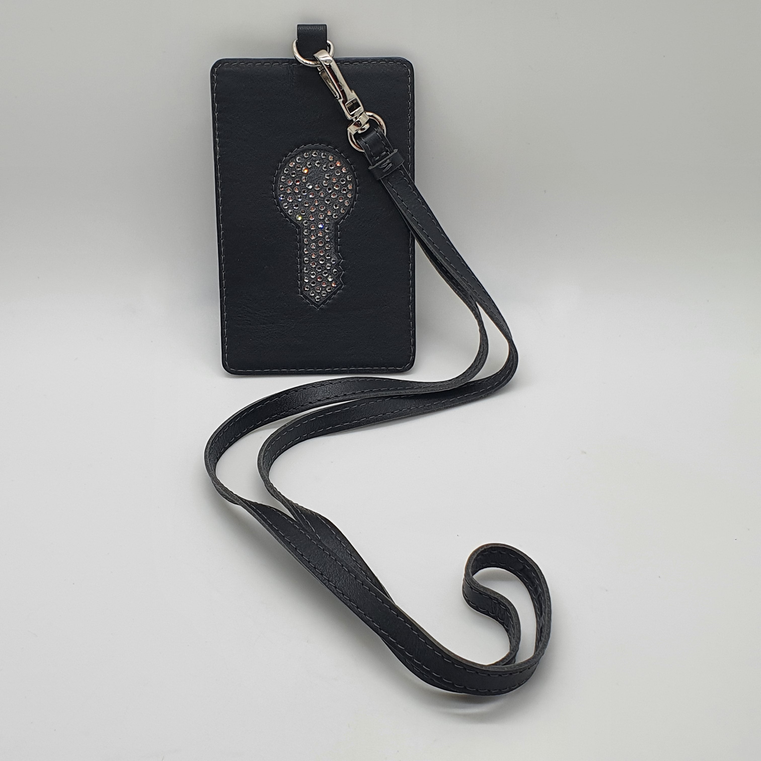 SWAROVSKI Schlüssel- und Kofferanhänger Set Schwarz 1091463/2