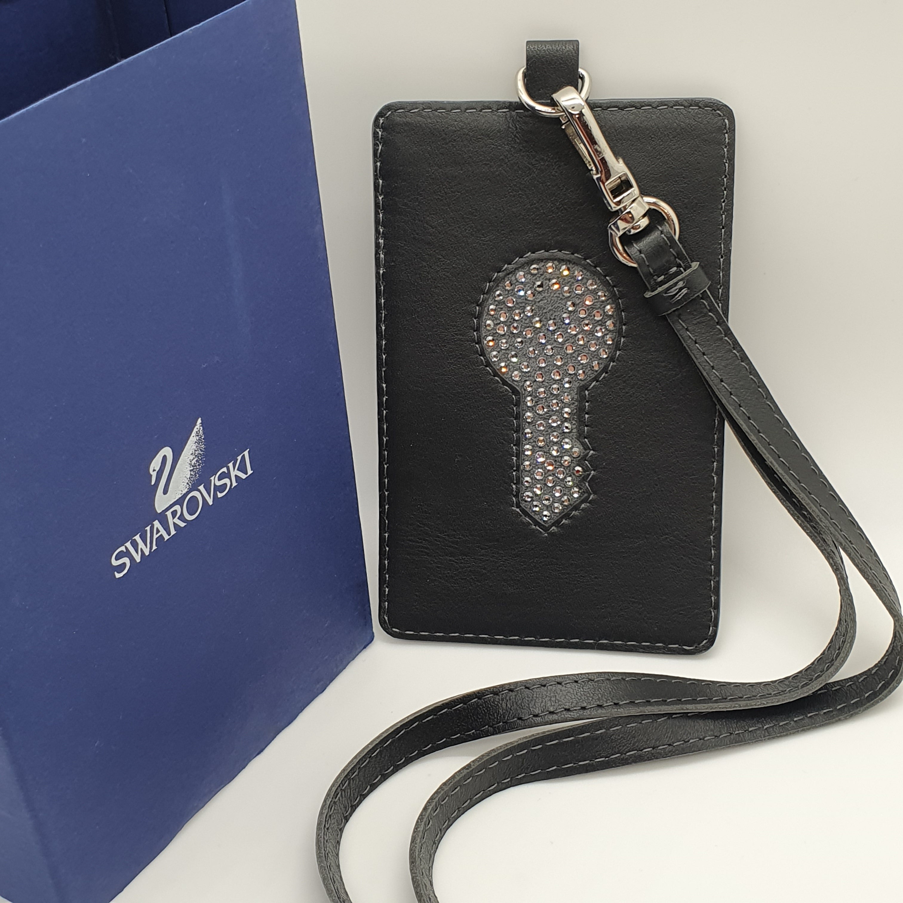 SWAROVSKI Schlüssel- und Kofferanhänger Set Schwarz 1091463/2