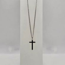 Lade das Bild in den Galerie-Viewer, SWAROVSKI Kreuz Halskette Govern Cross Kette Schwarz, Rhodiniert 5252386
