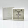SWAROVSKI Kreuz Halskette Insigne Weiß, Rhodiniert 5675573