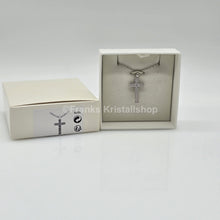 Lade das Bild in den Galerie-Viewer, SWAROVSKI Kreuz Halskette Insigne Weiß, Rhodiniert 5675577
