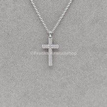 Lade das Bild in den Galerie-Viewer, SWAROVSKI Kreuz Halskette Insigne Weiß, Rhodiniert 5675577
