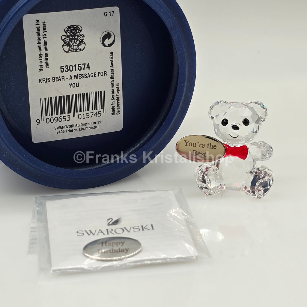 SWAROVSKI Kris Bär Sonderausgabe 2017 Happy Birthday und A Message For You 5301574
