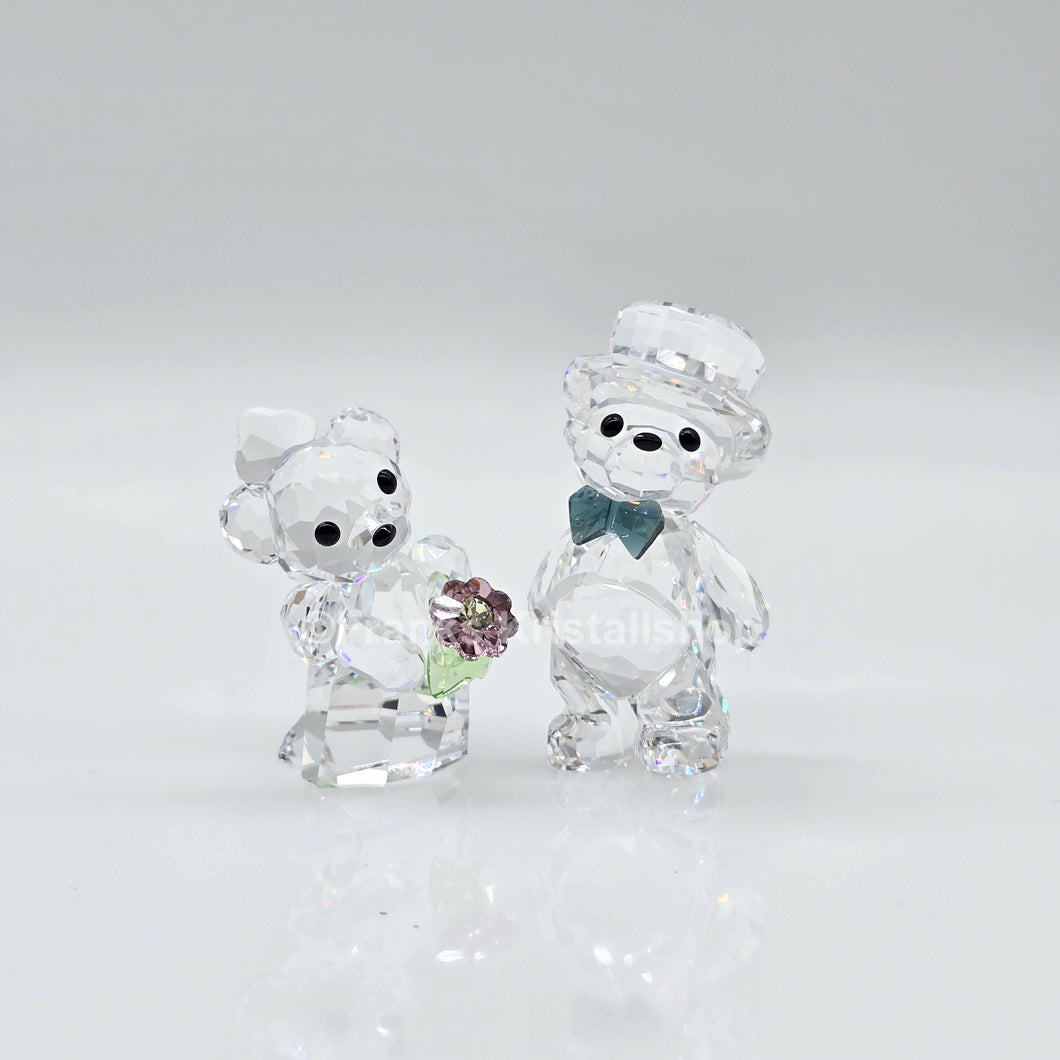 SWAROVSKI Kris Bär Braut und Bräutigam Version 1 Hochzeit 842936 oU